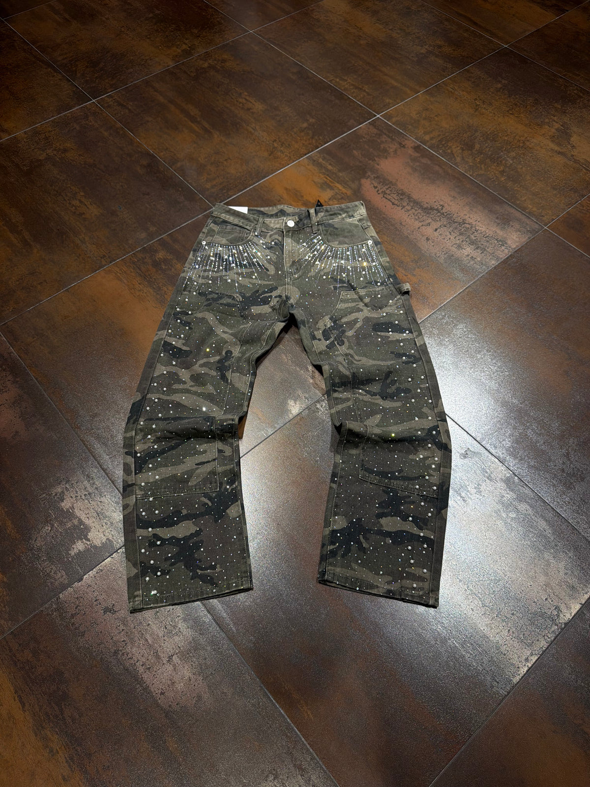 JEANS PAPER CAMO MAK
