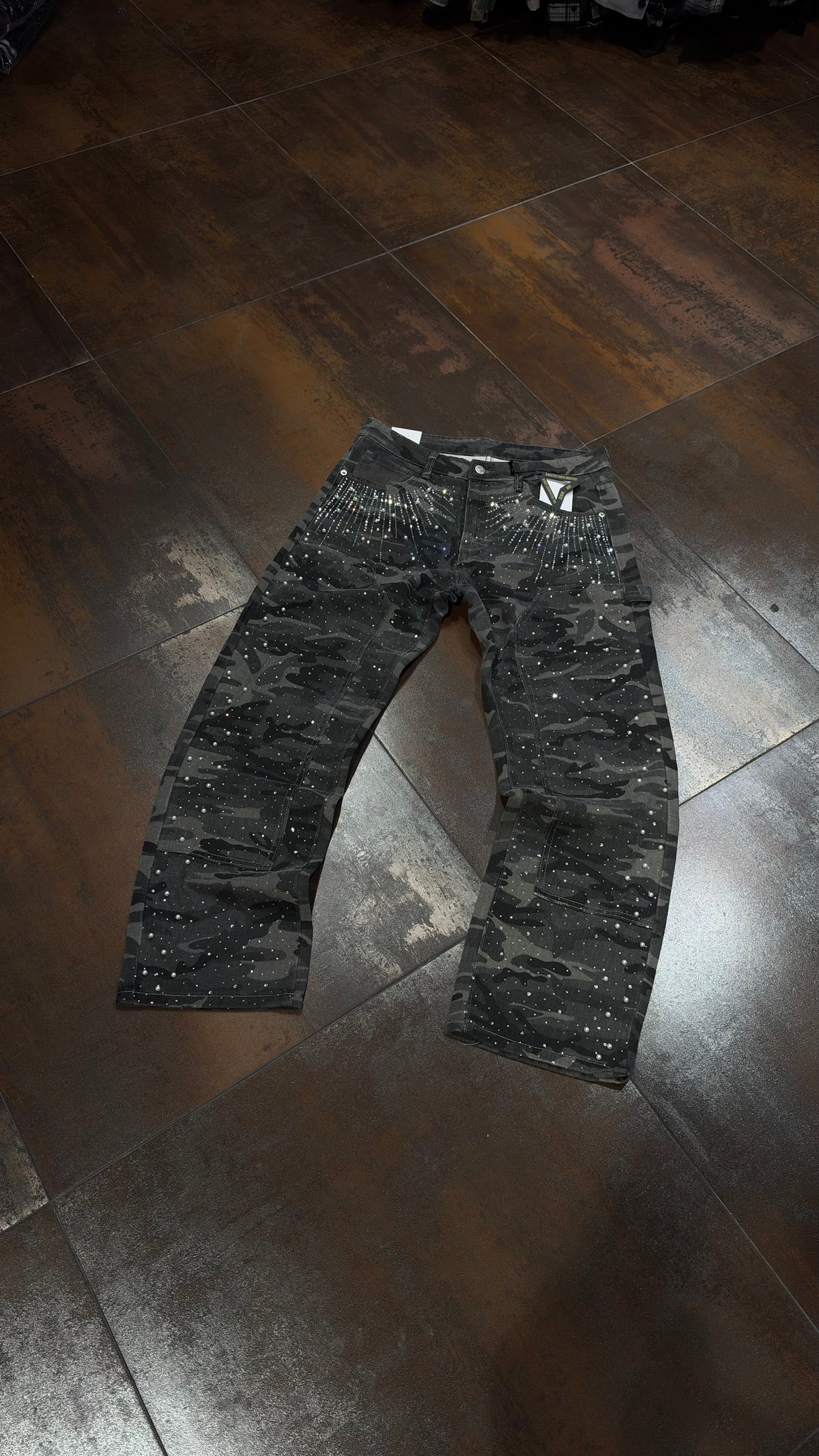 JEANS PAPER CAMO ALWAYS AD8897X