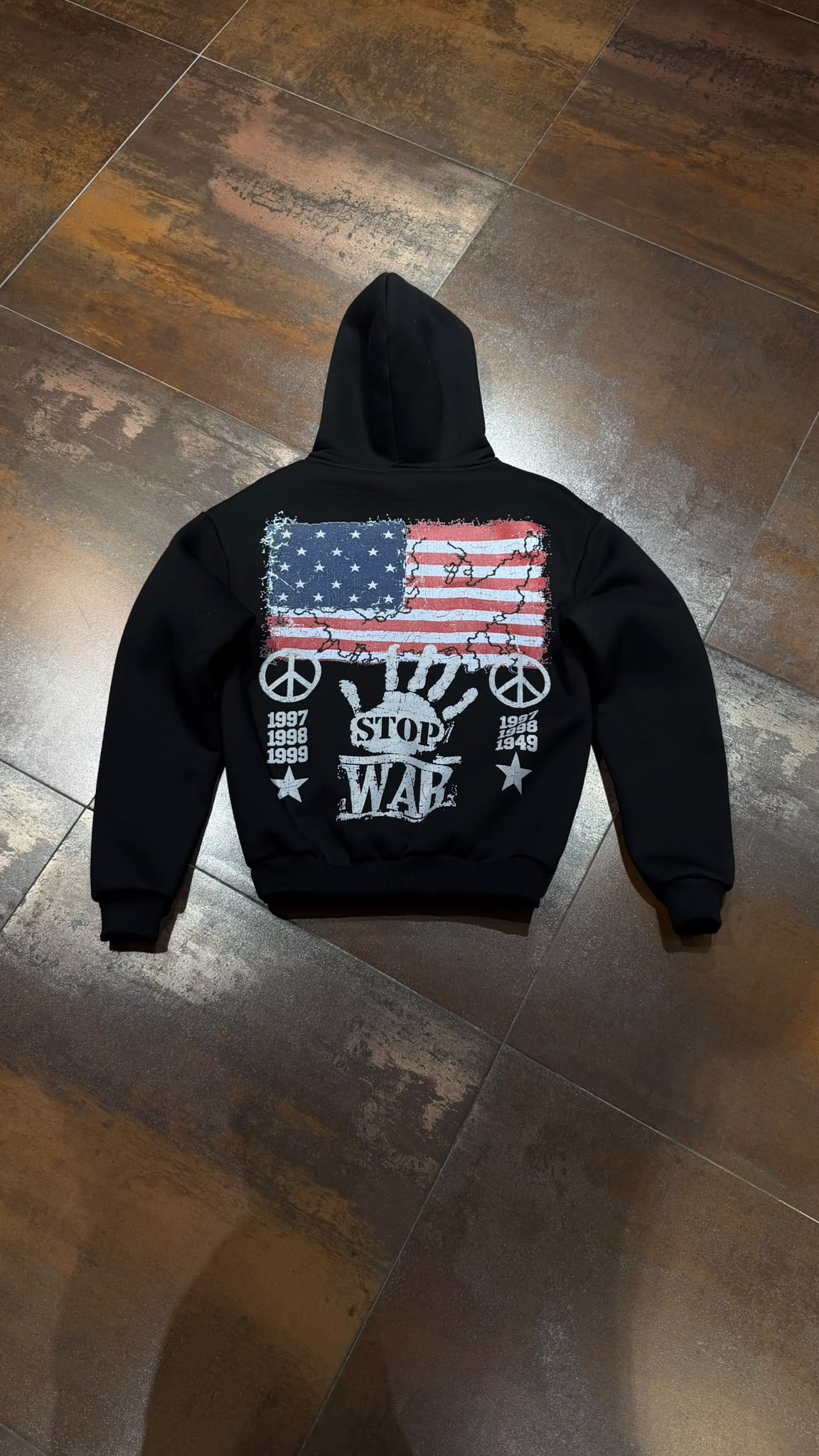 FELPA USA STAMPA RETRO