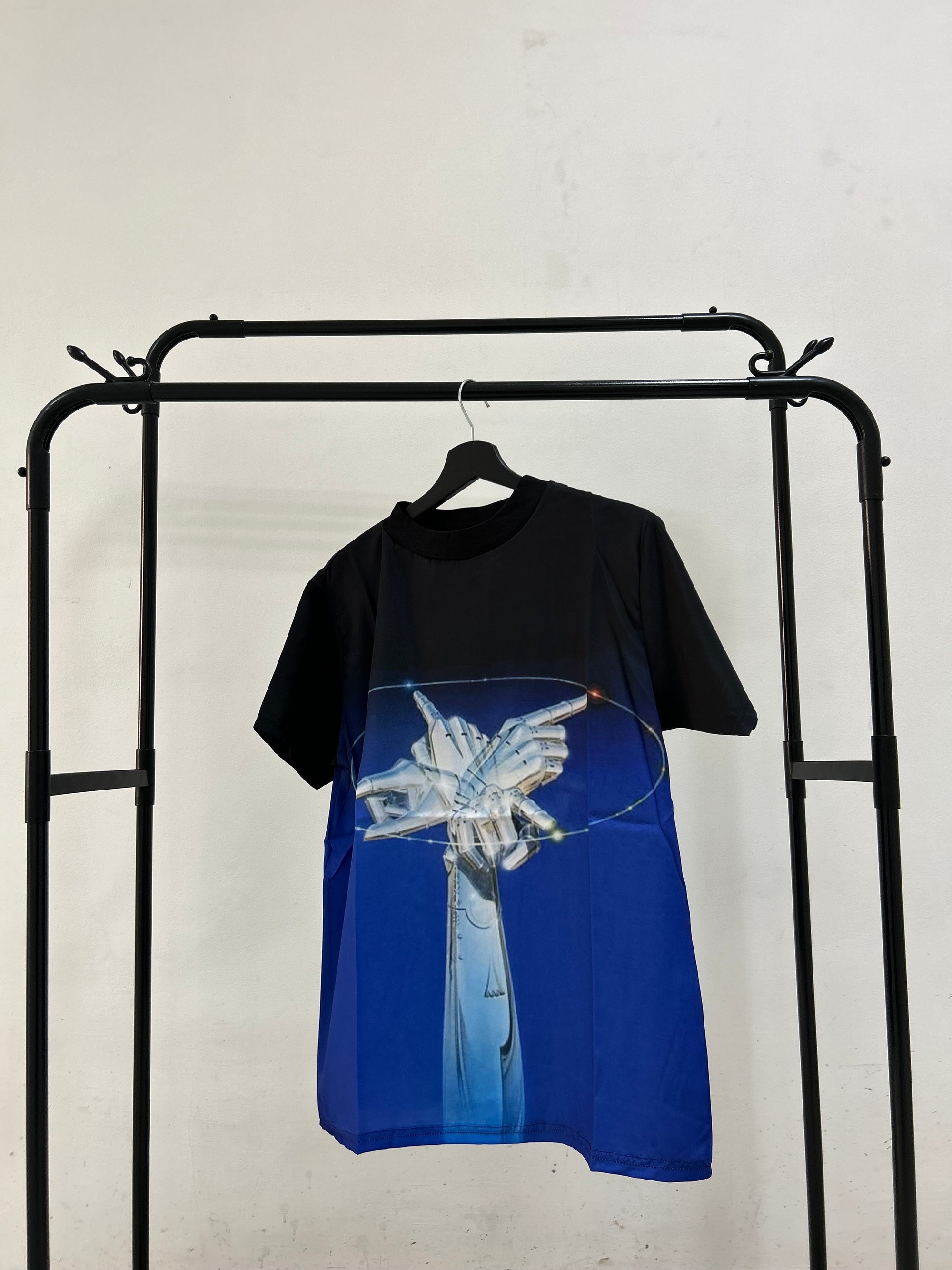 T-SHIRT ROBOT BLU