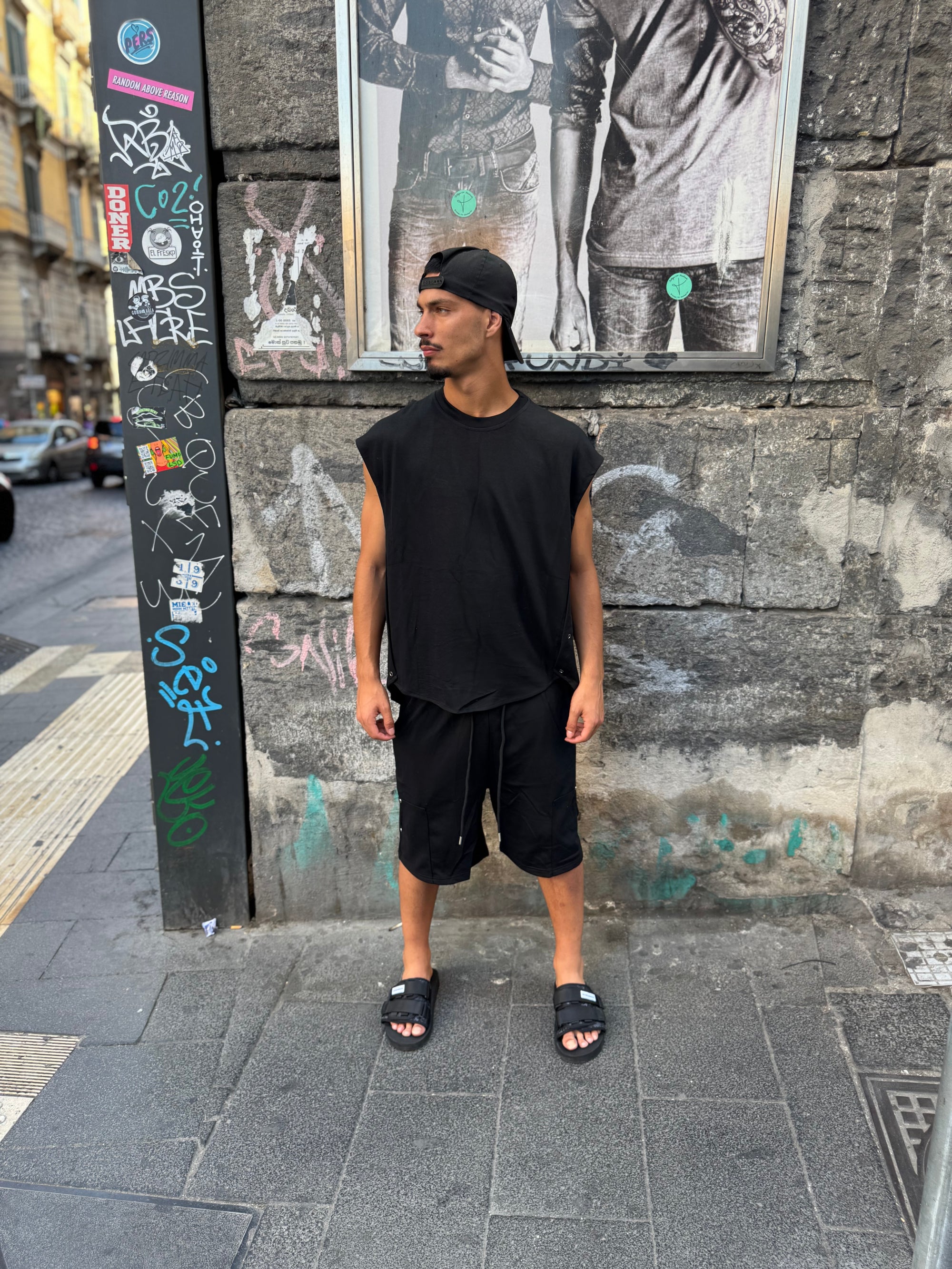 COORDINATO SMANICATO