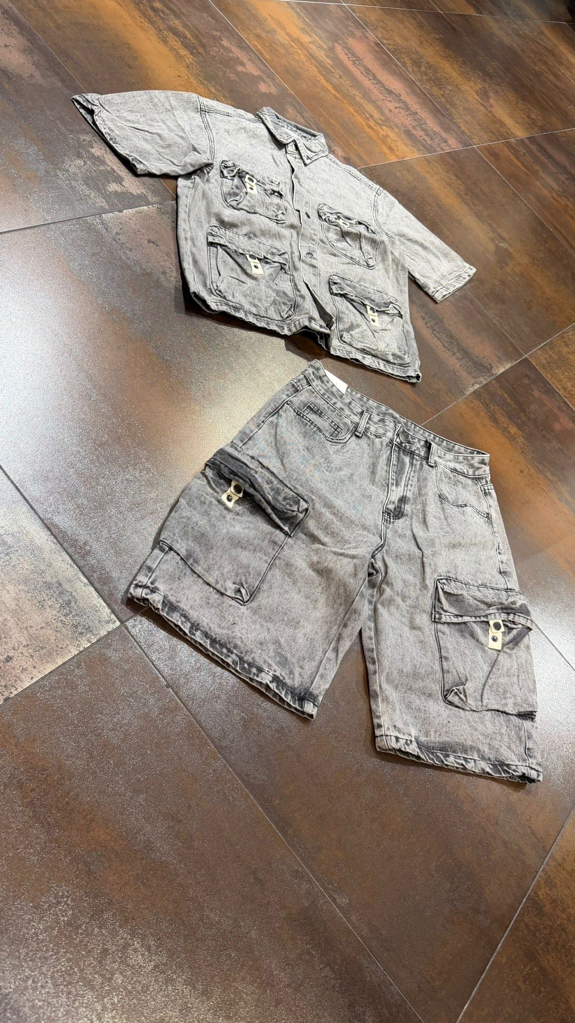 COORDINATO POCKET GREY