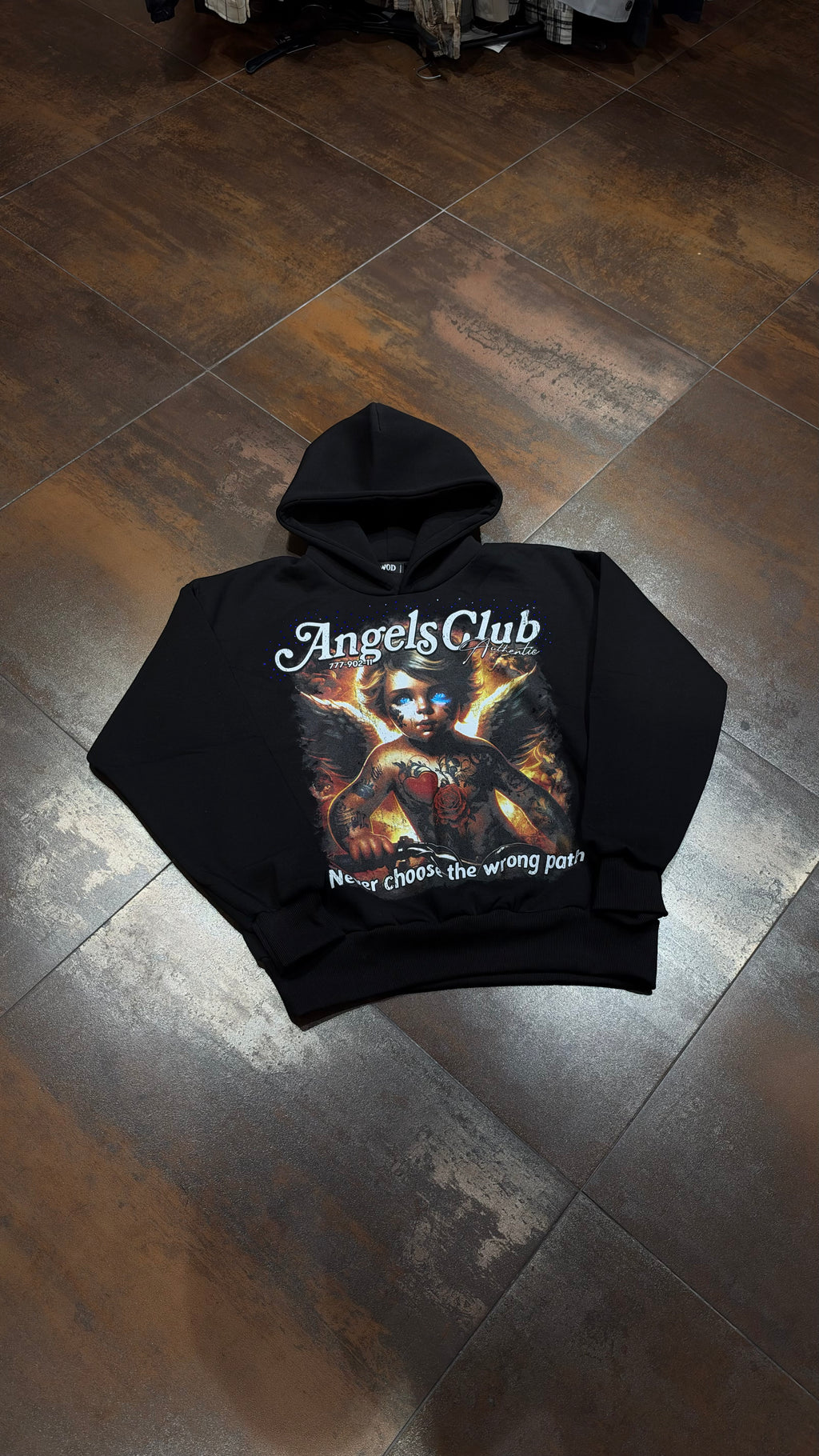 FELPA ANGELS CLUB WOOD