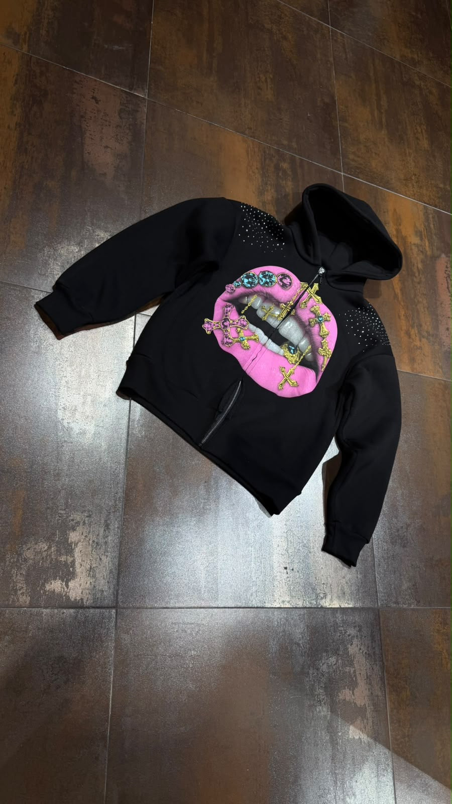 FELPA KISS ZIP