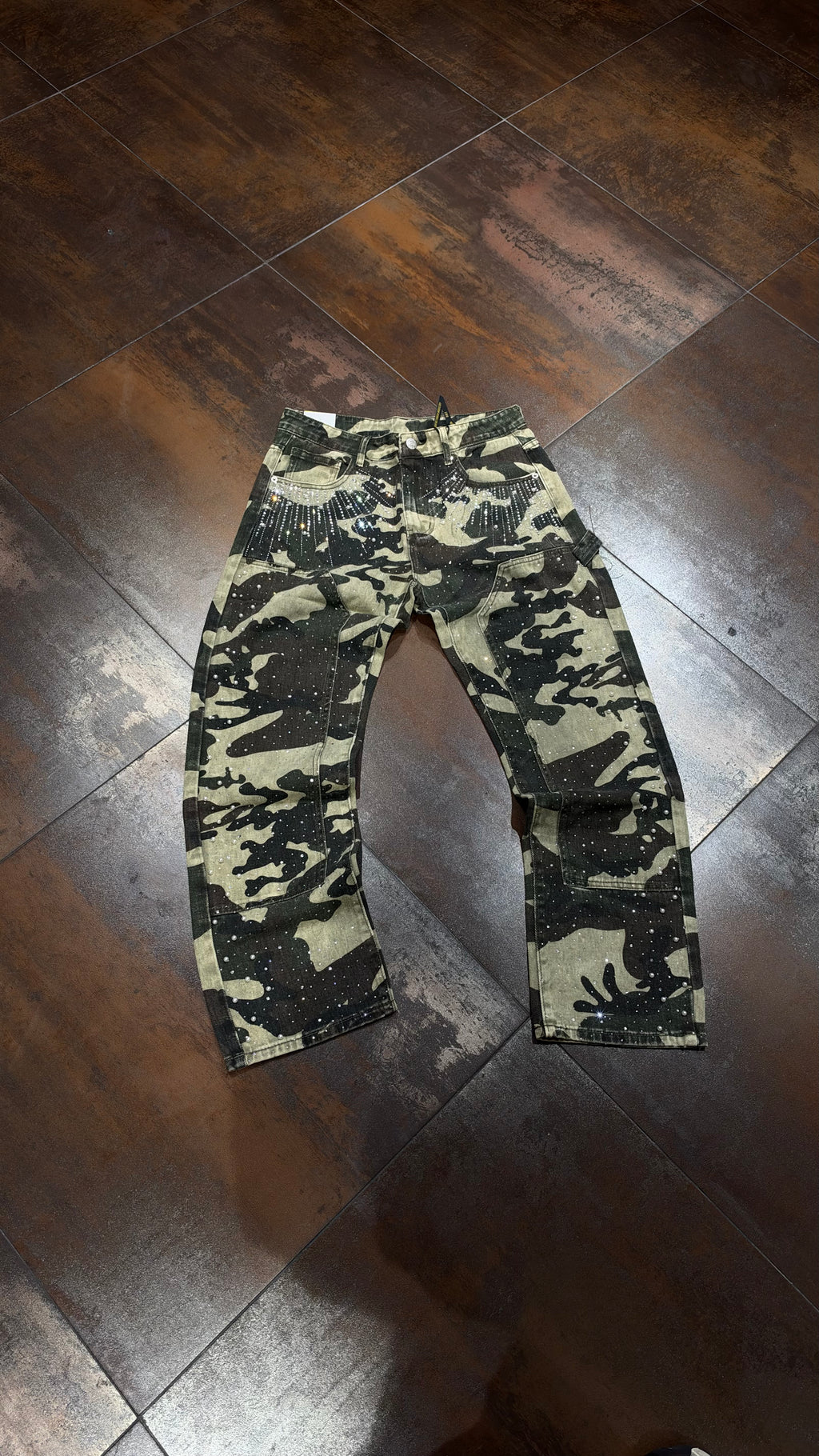 JEANS PAPER CAMO ALWAYS AD8886X