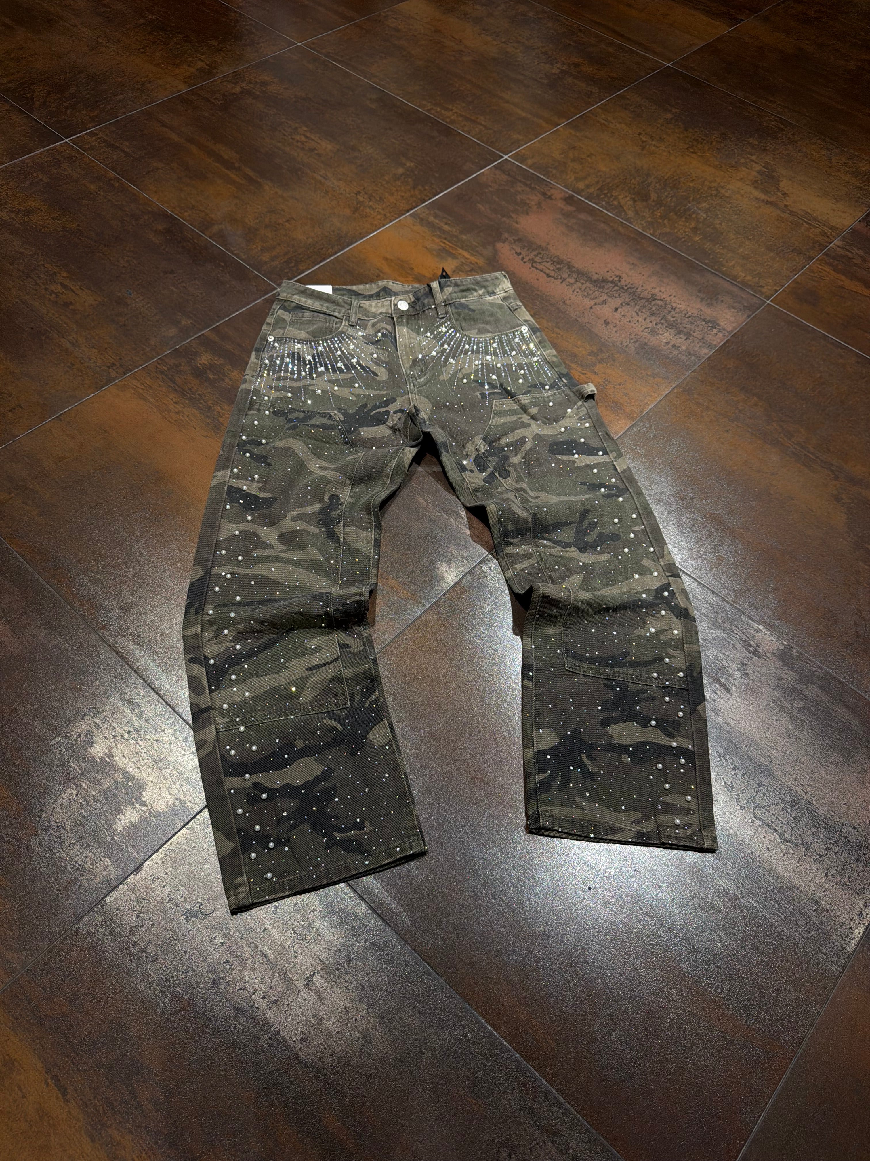 JEANS PAPER CAMO MAK