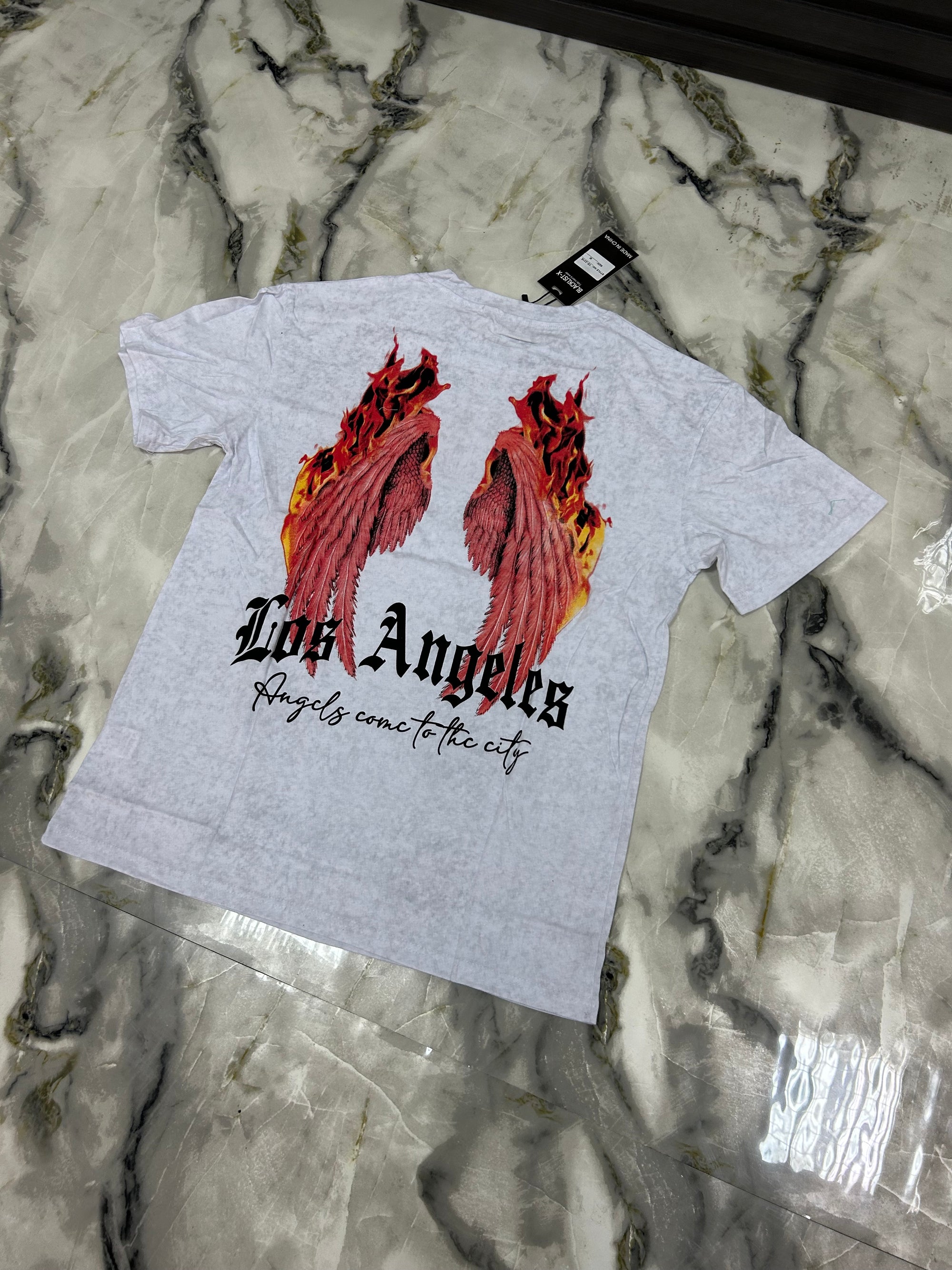 T-shirt blacklist grigio chiaro