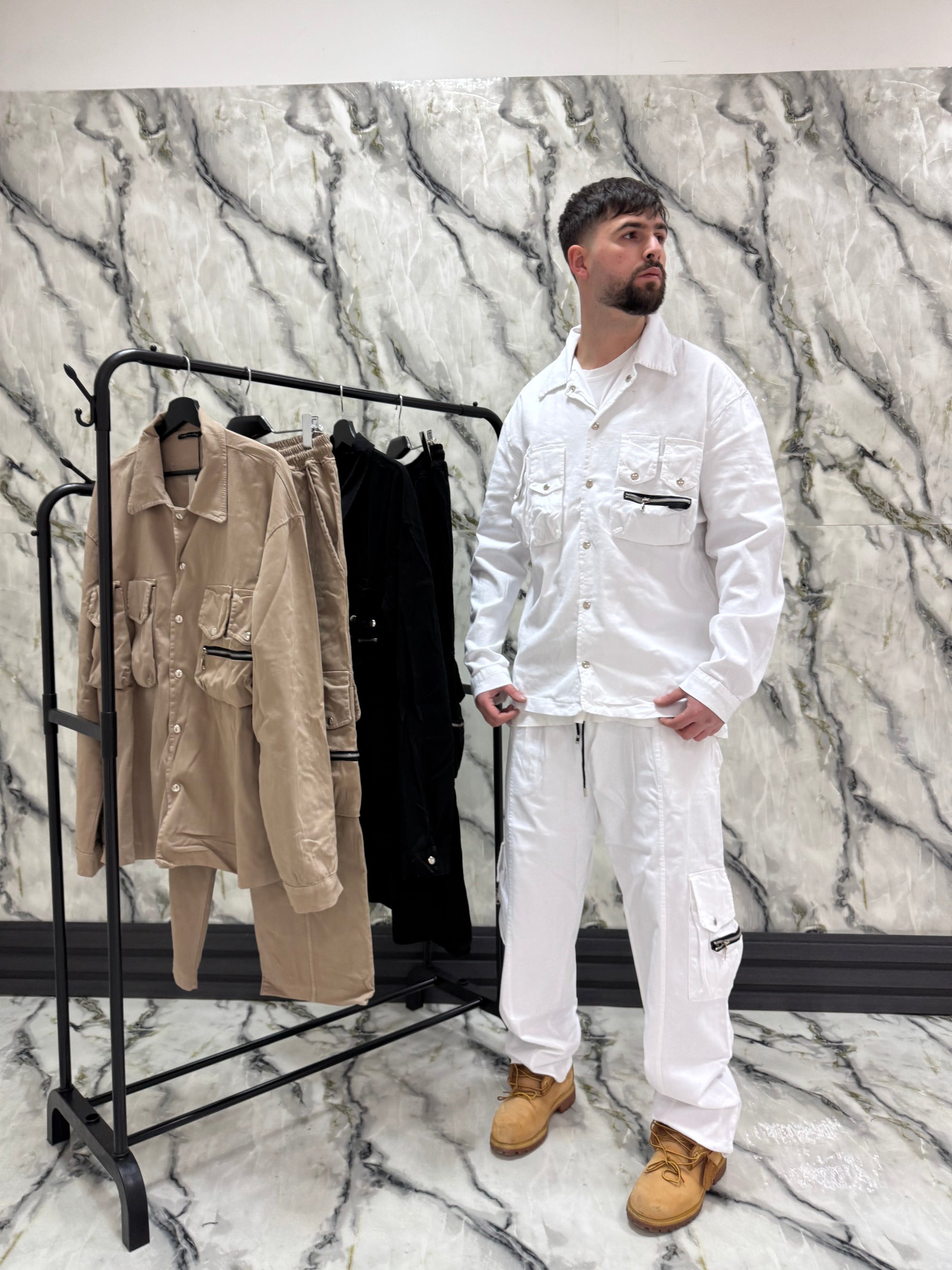 COORDINATO HK TASCONI BIANCO