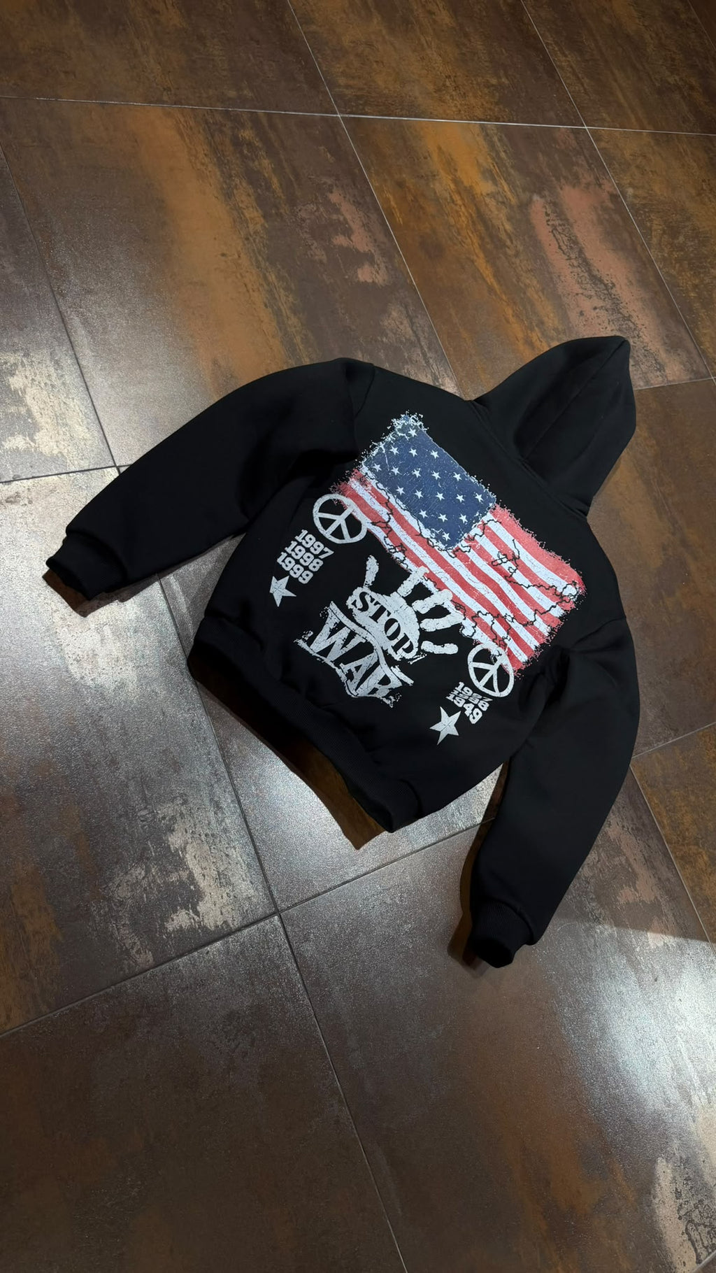 FELPA USA STAMPA RETRO