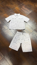 COORDINATO JEANS WHITE
