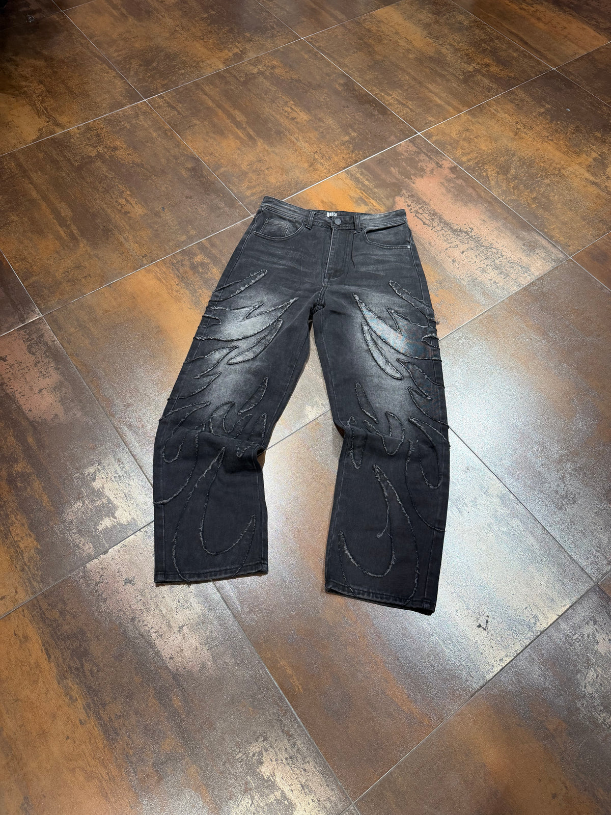 BAGGY FLAME BLACK