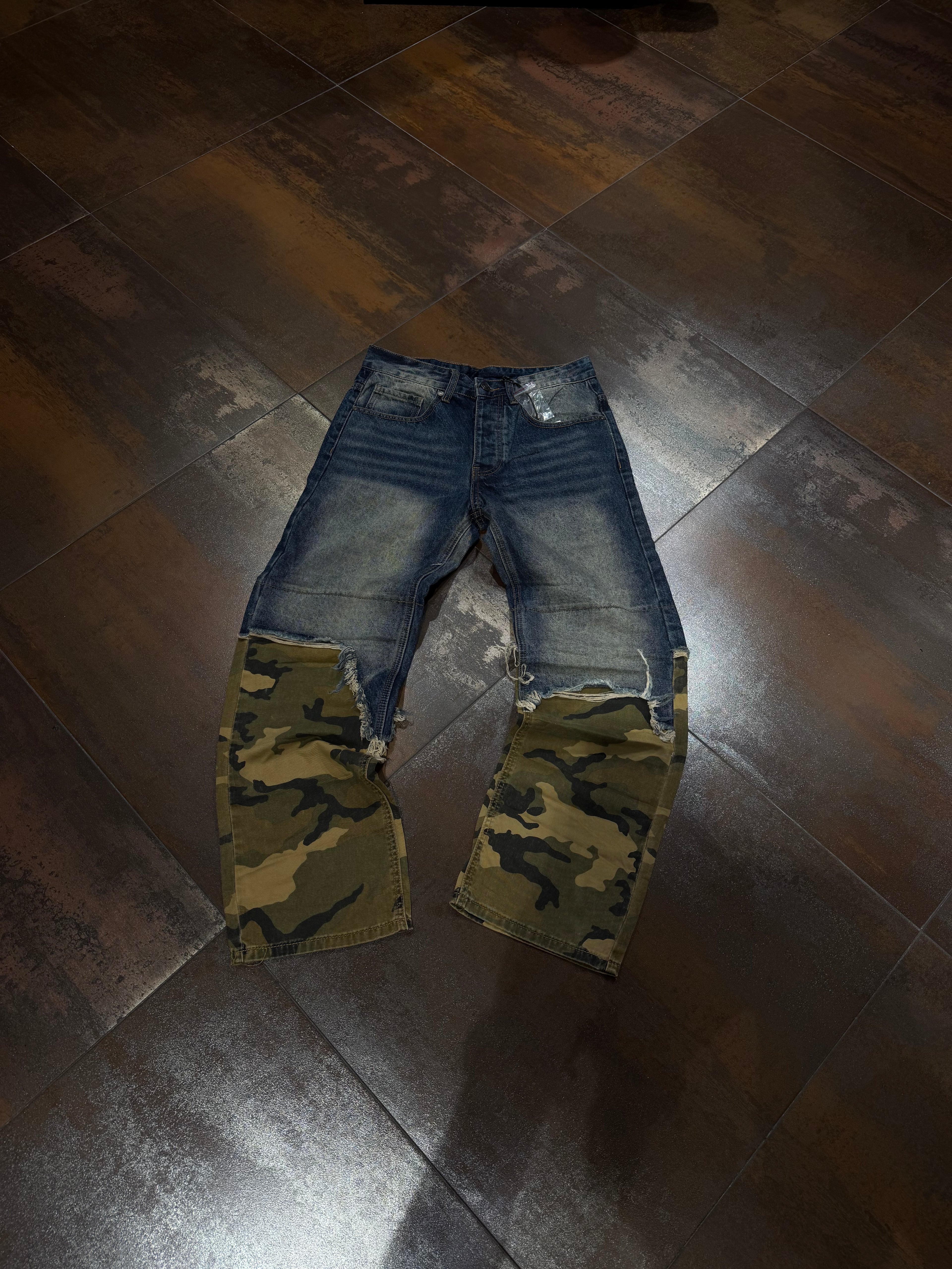 JEANS DOUBLE CAMOUFLAGE