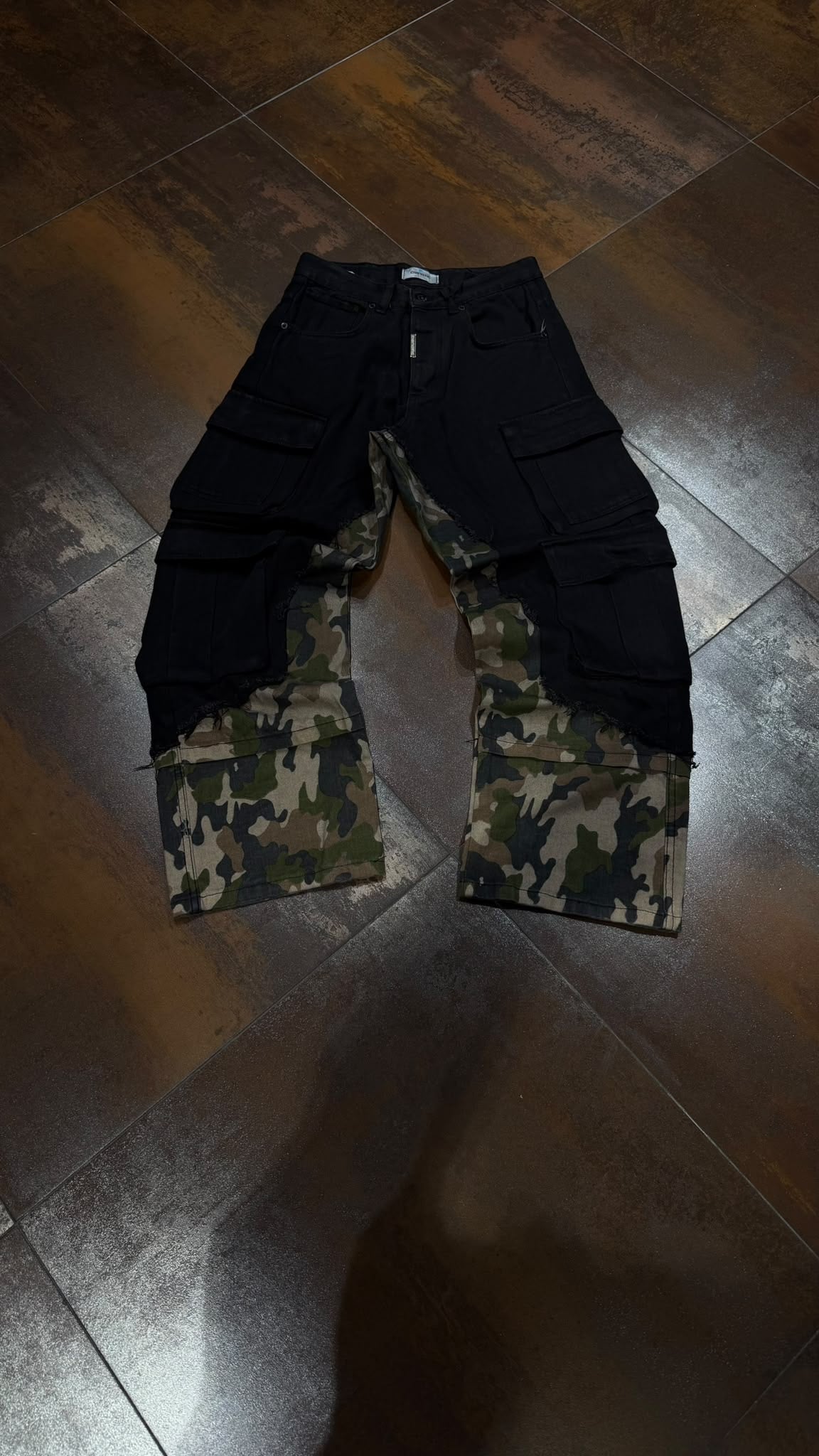 JEANS BLACK-CAMO