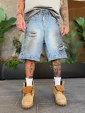 BERMUDA PAPER JEANS CIANOTIC