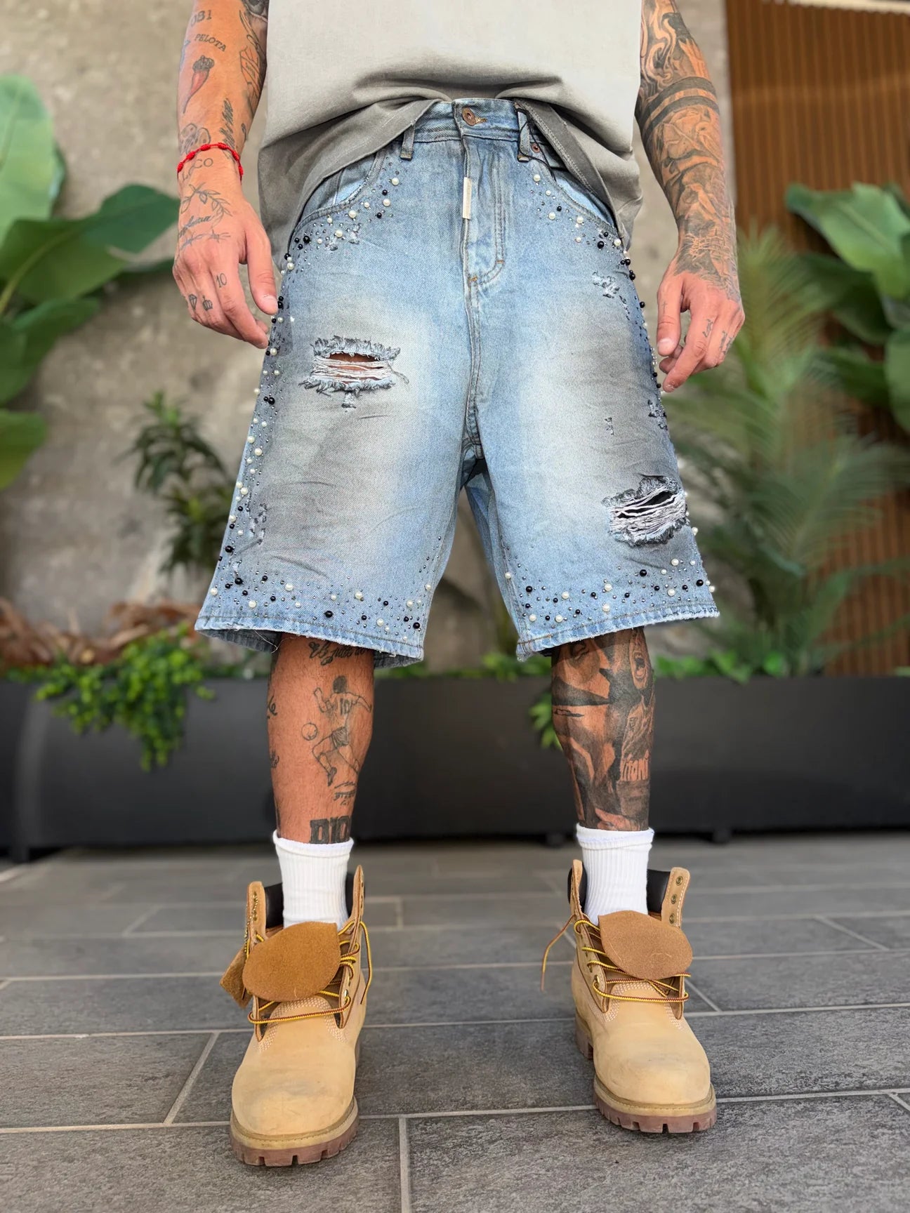 BERMUDA PAPER JEANS CIANOTIC