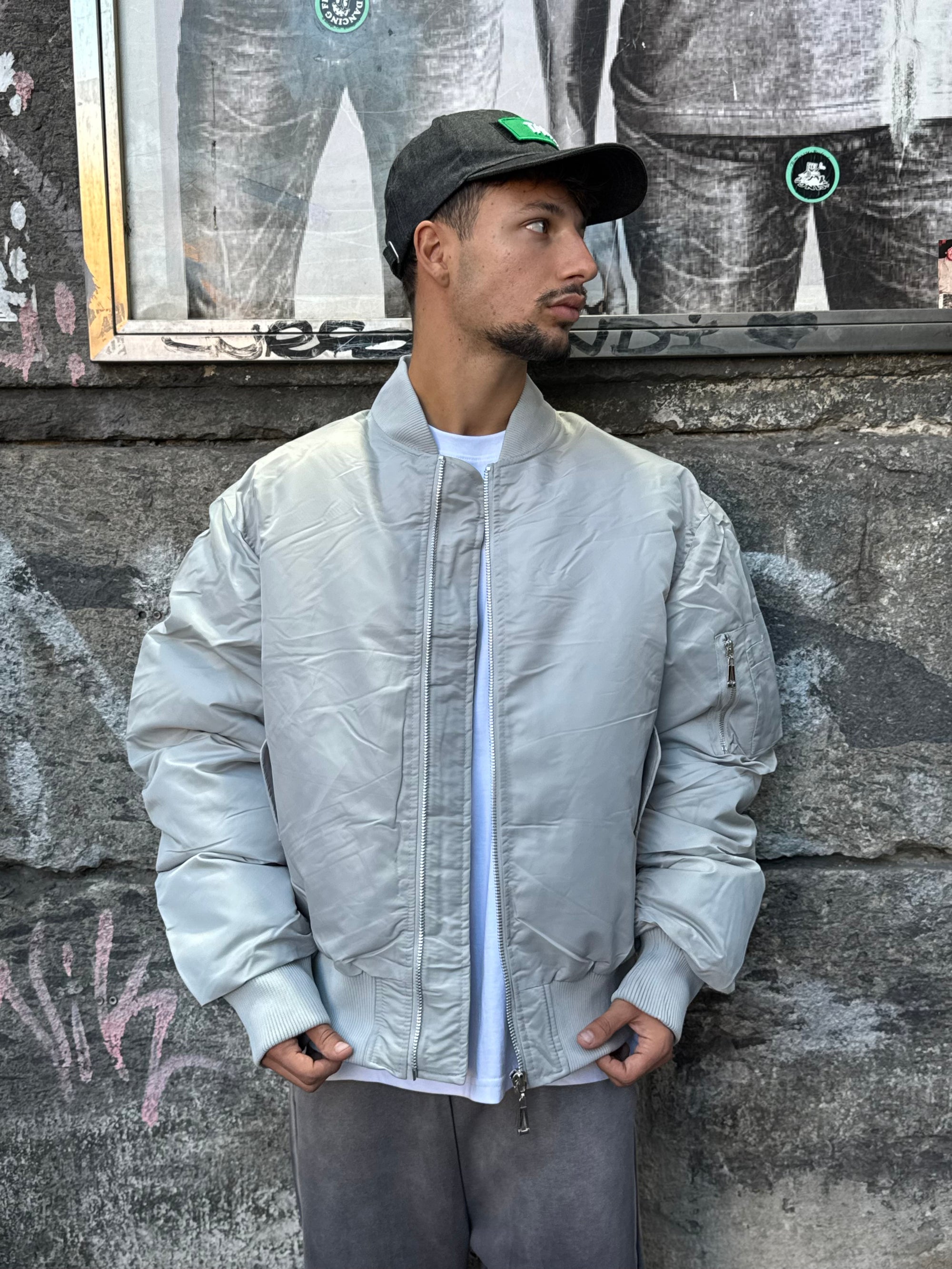 BOMBER GRIGIO
