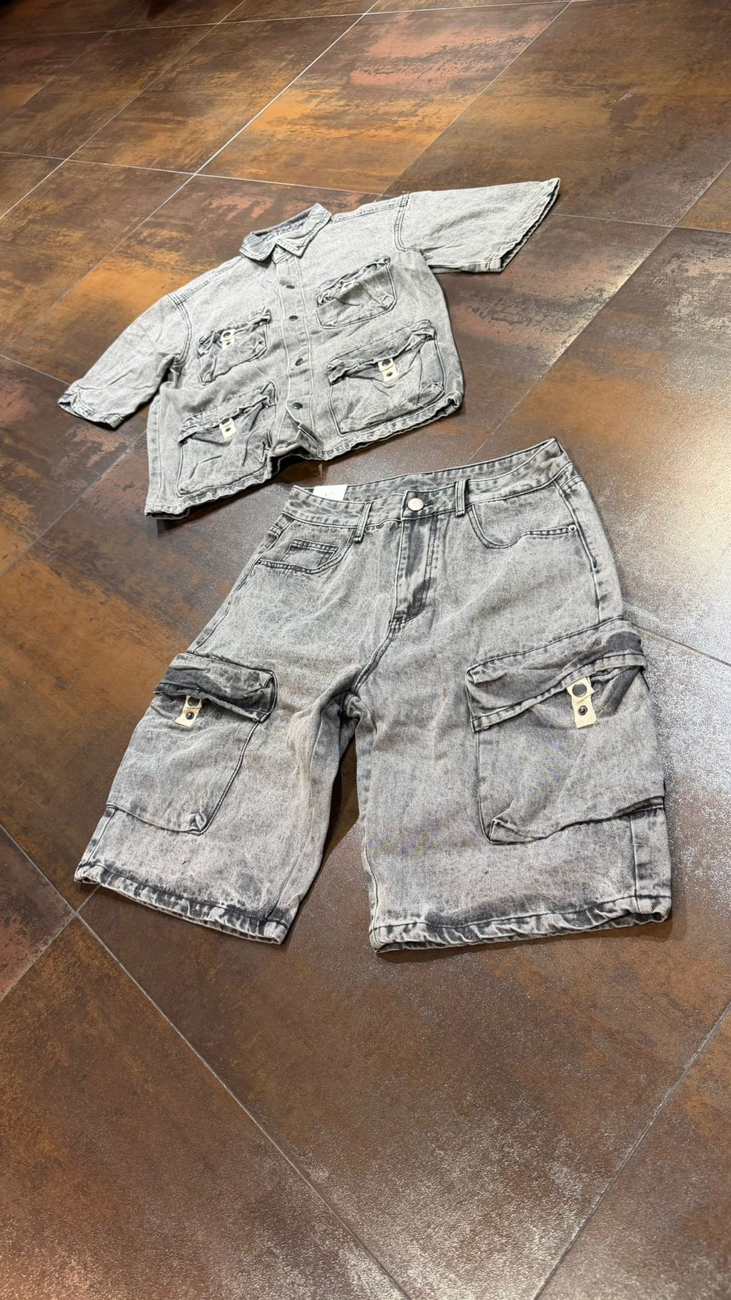 COORDINATO POCKET GREY