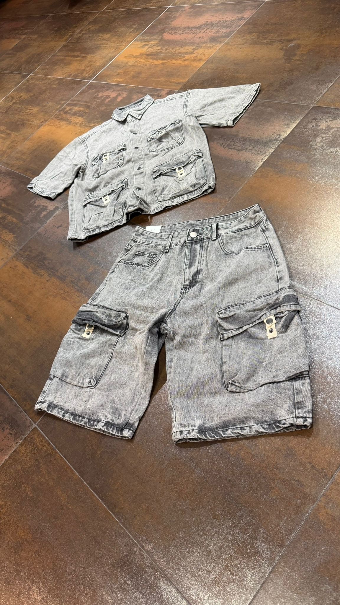 COORDINATO POCKET GREY