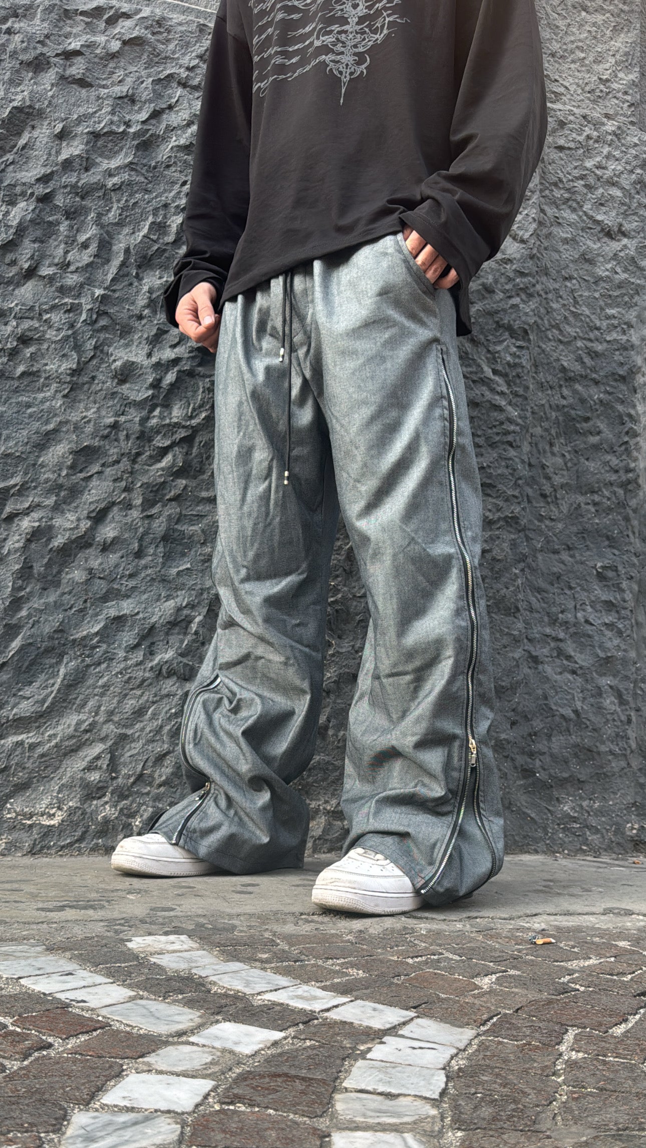 PANT FLARE ZIP HK CORSO