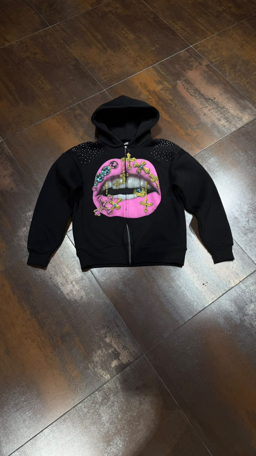 FELPA KISS ZIP