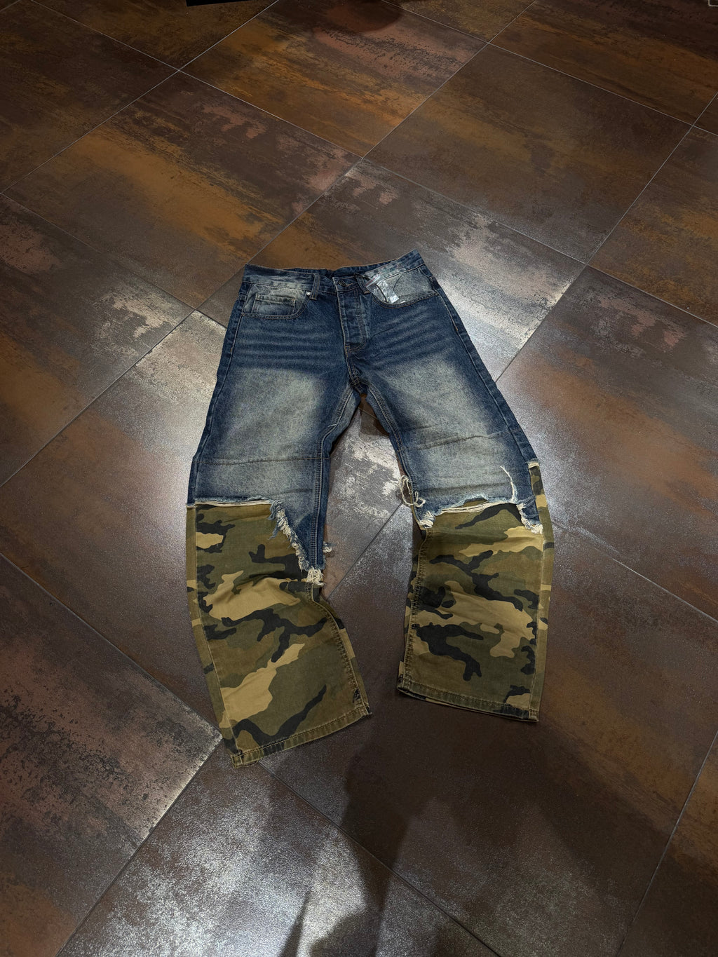 JEANS DOUBLE CAMOUFLAGE
