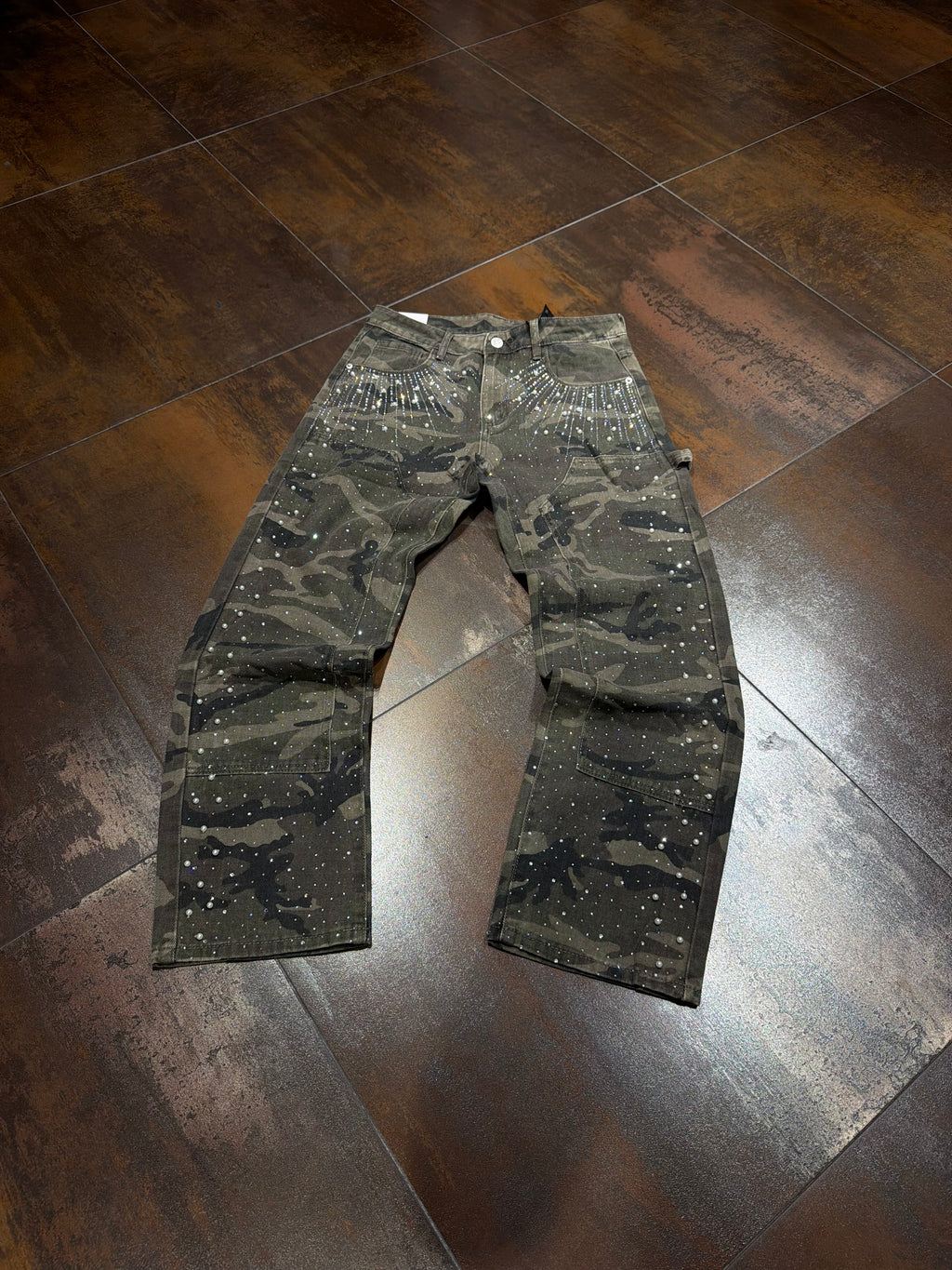 JEANS PAPER CAMO MAK
