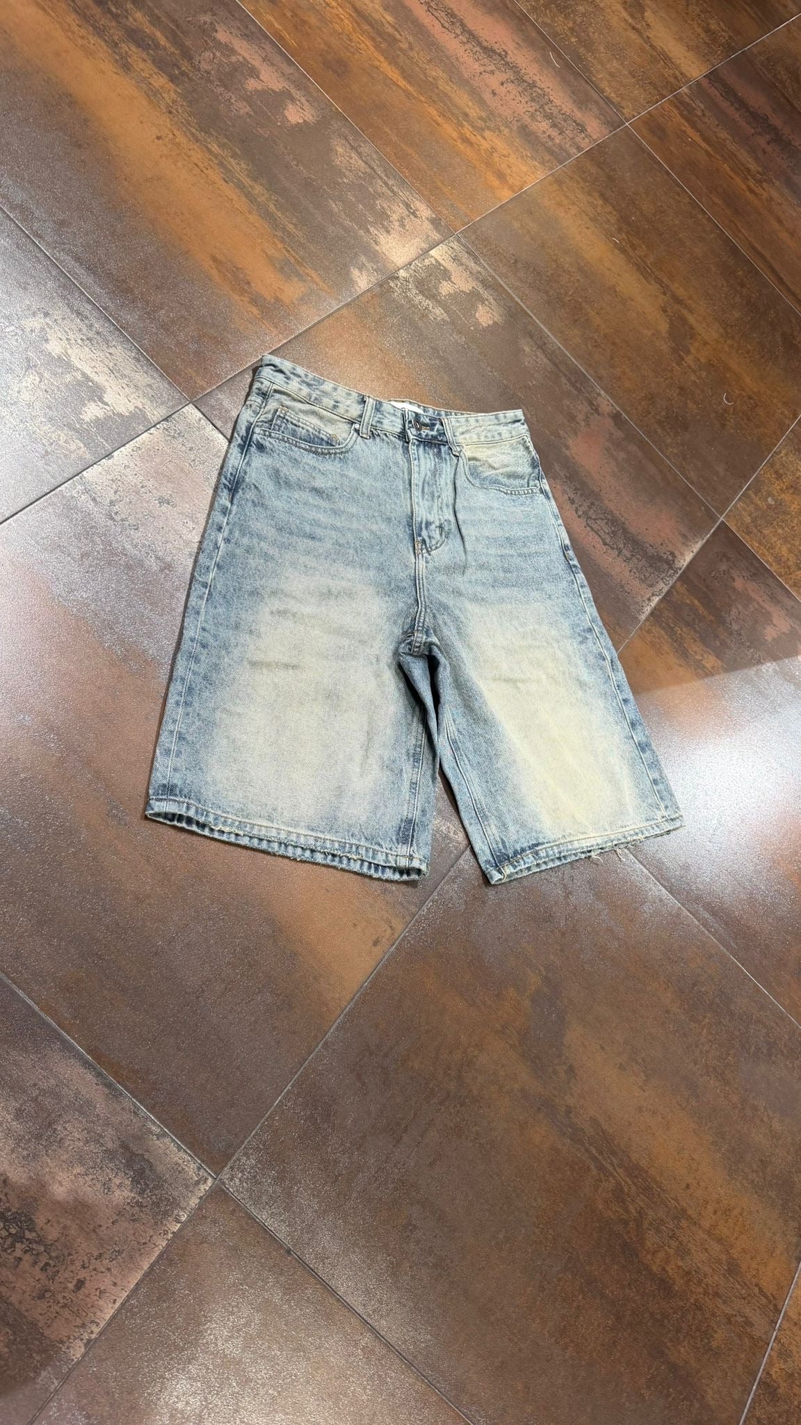 BERMUDA JORTS SABBIATO - BLUE