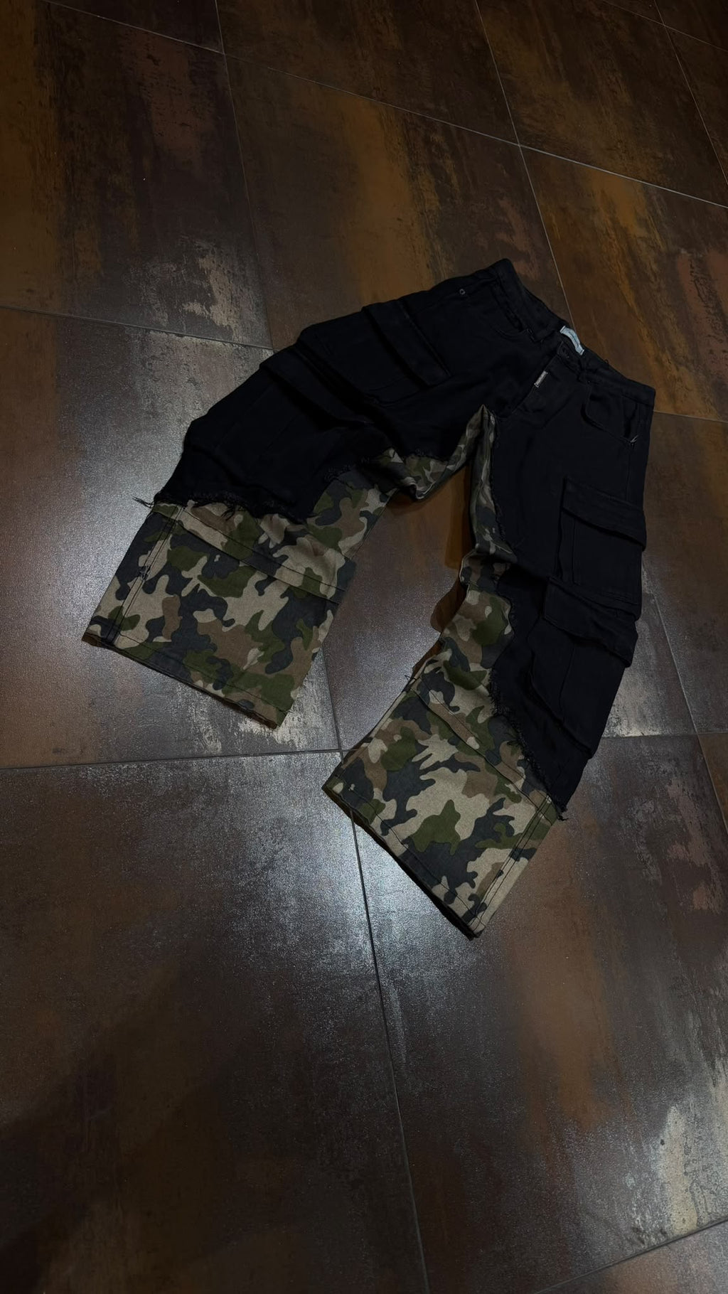 JEANS BLACK-CAMO