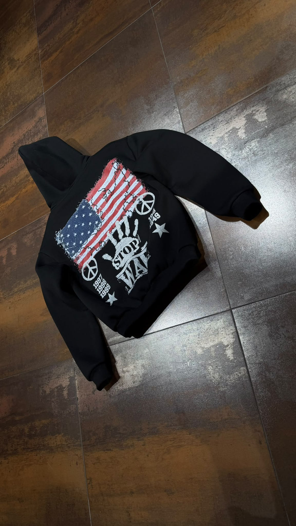 FELPA USA STAMPA RETRO
