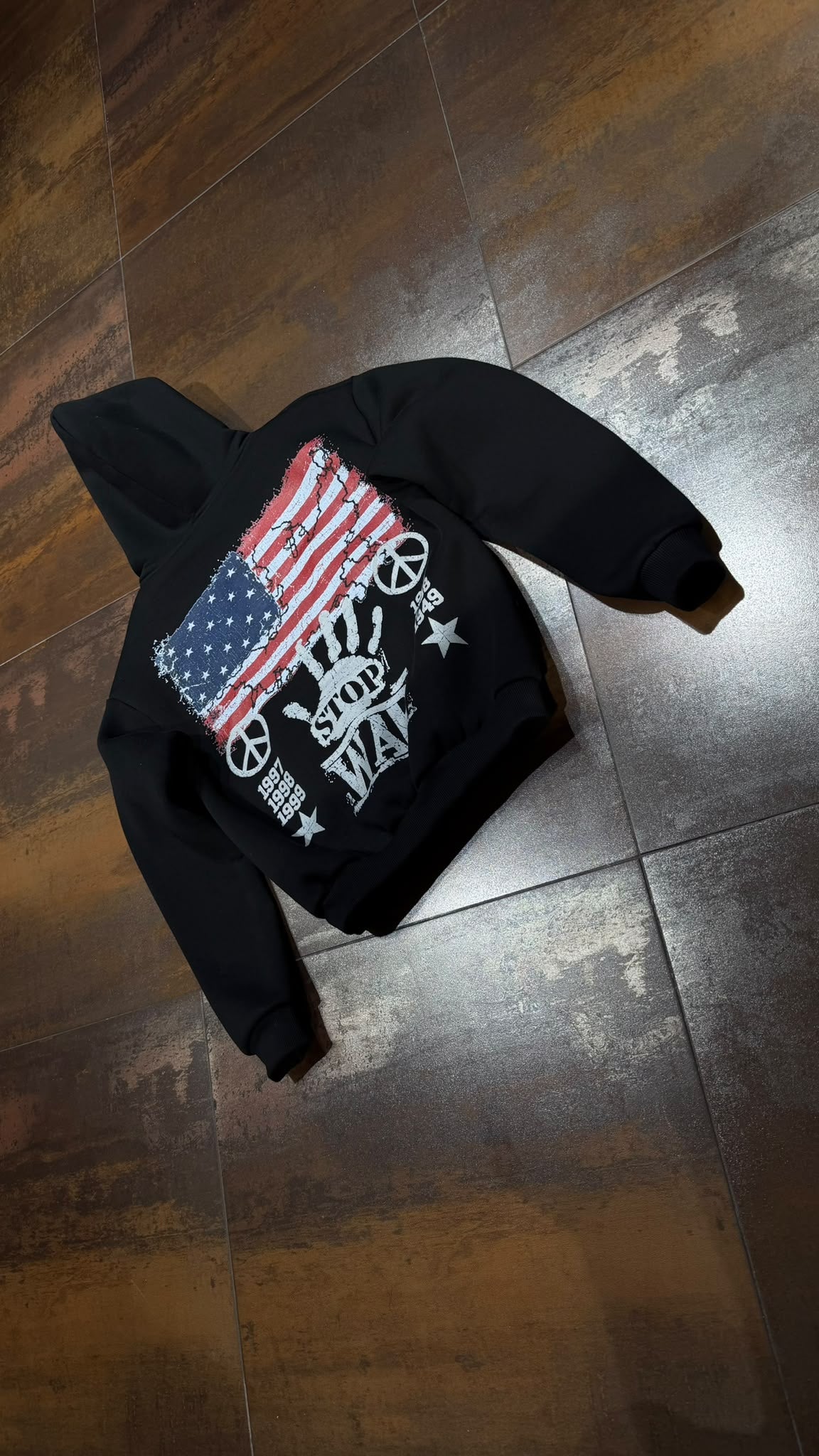 FELPA USA STAMPA RETRO