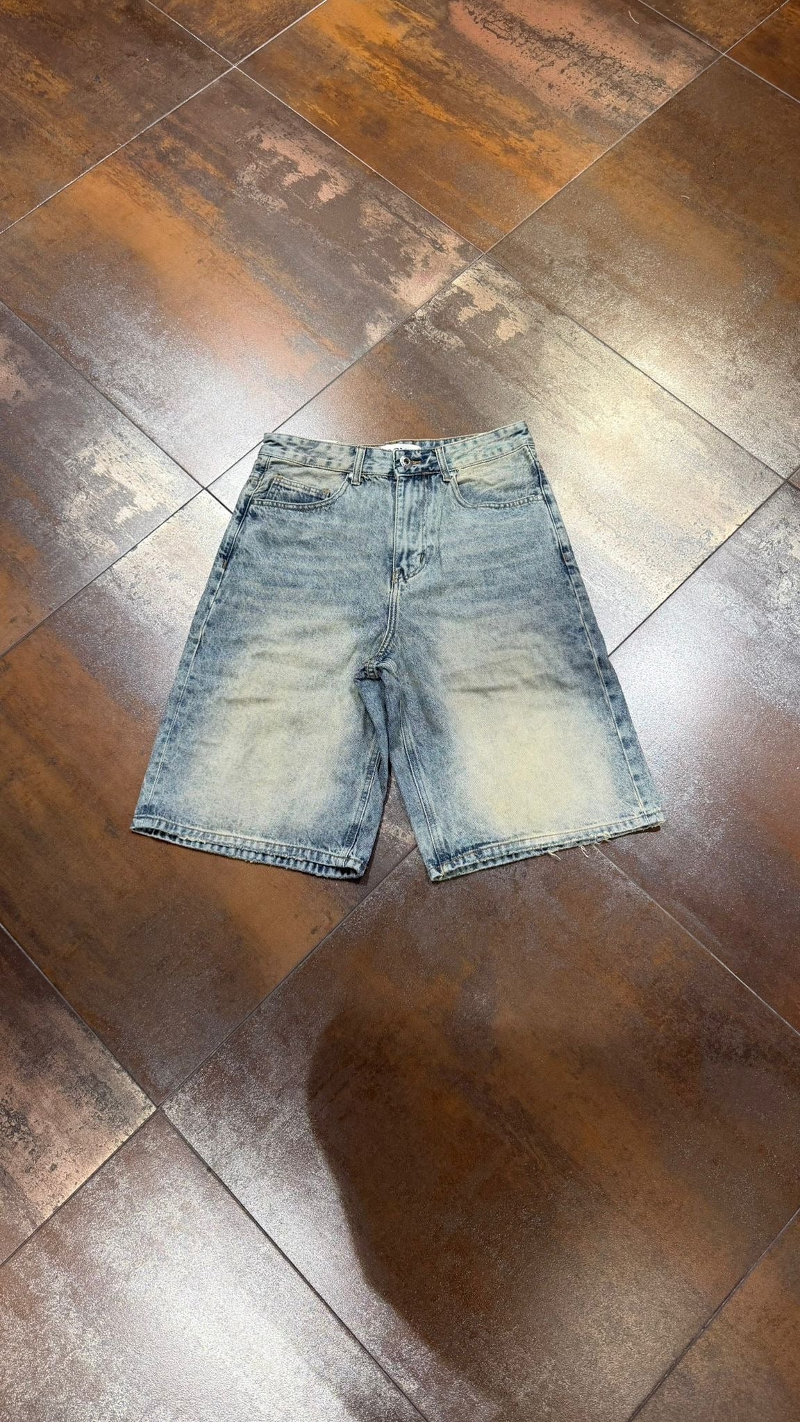 BERMUDA JORTS SABBIATO - BLUE