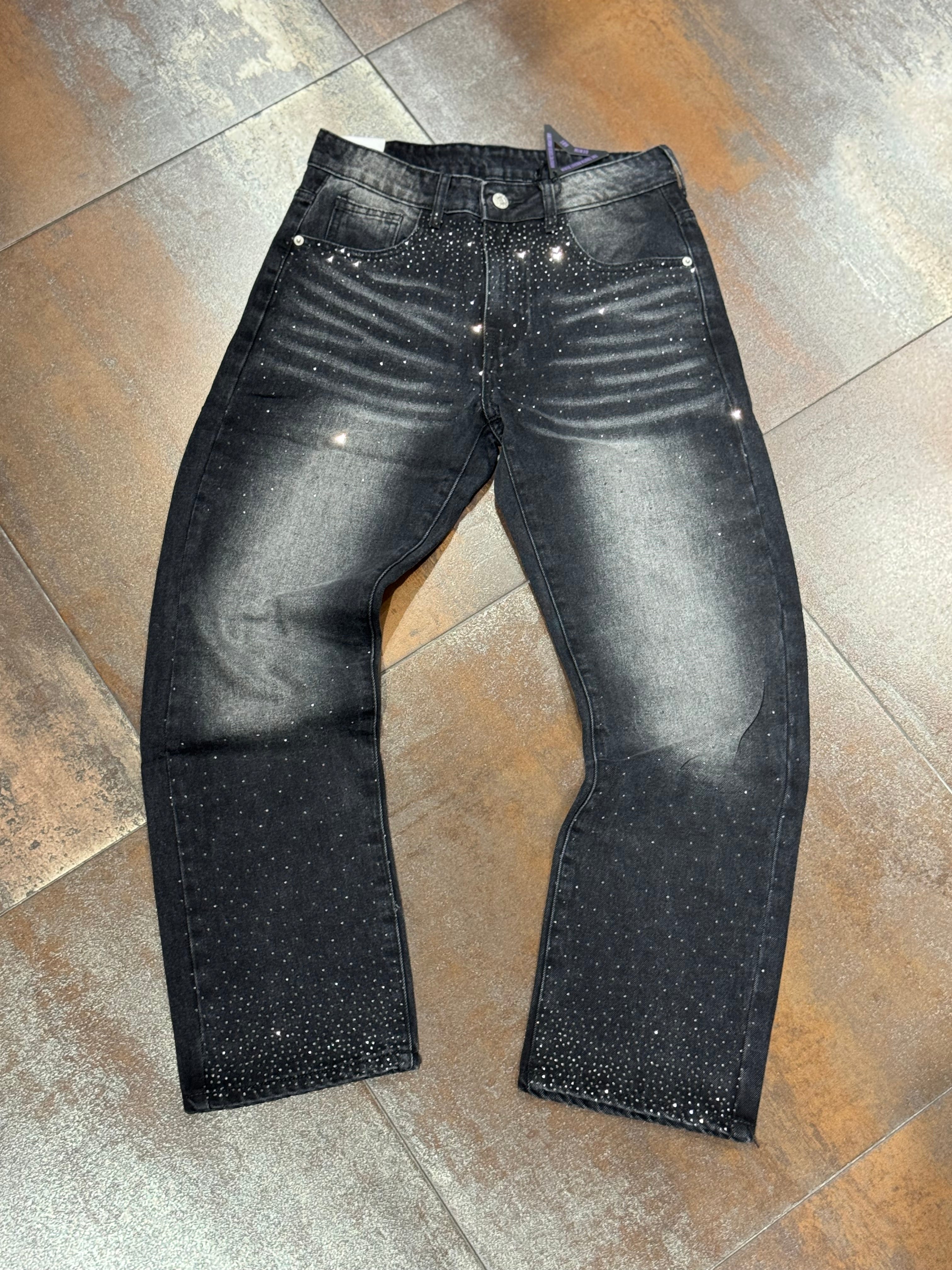 BAGGY JEANS BRILLANTINATO