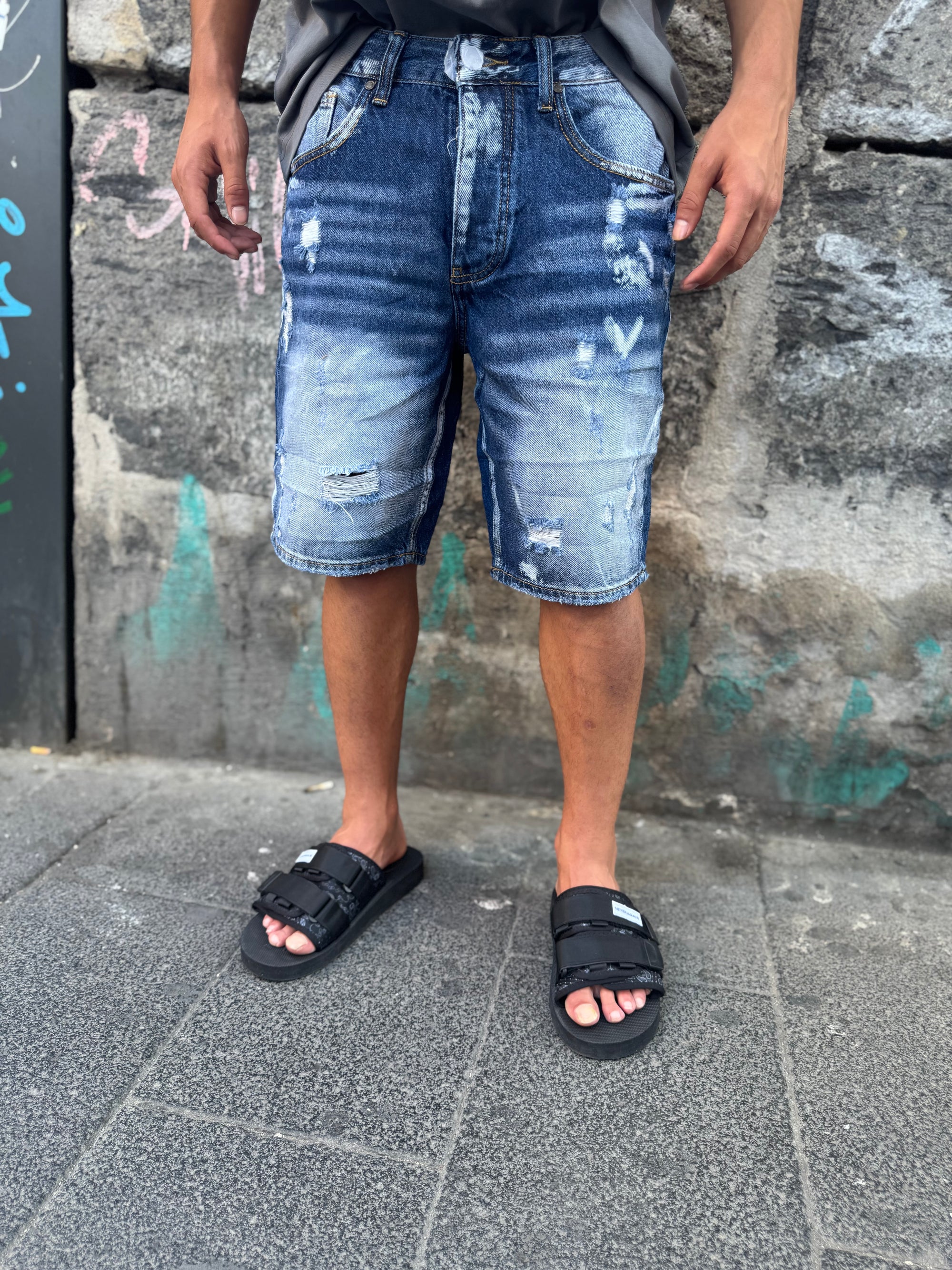 BERMUDA BLU JEANS