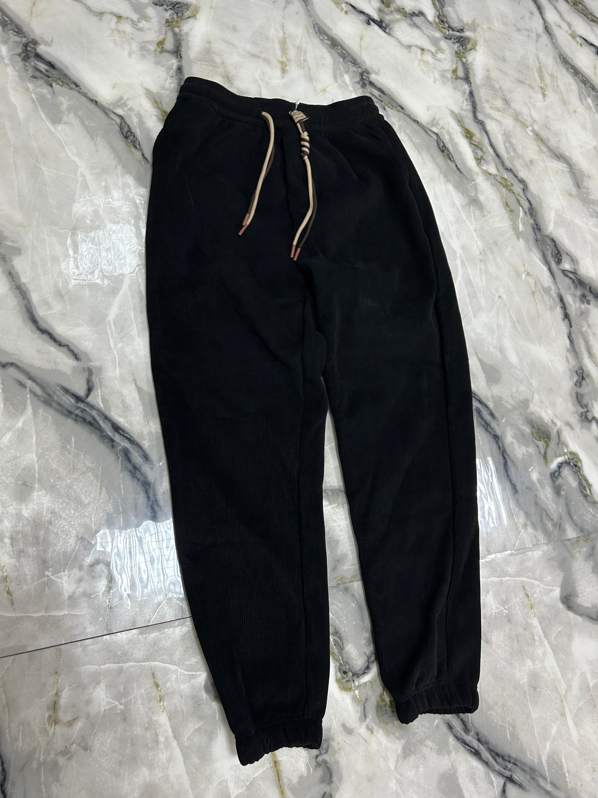 Pant tuta nero lacci