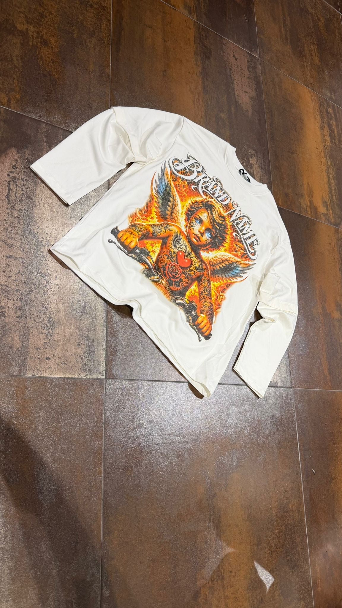 T-SHIRT LONGSLEEVE BRANDNAME