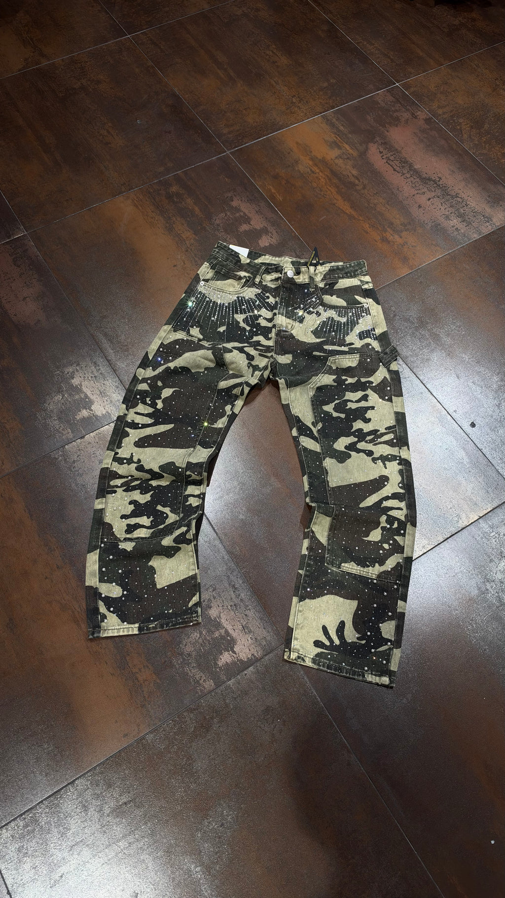 JEANS PAPER CAMO ALWAYS AD8886X