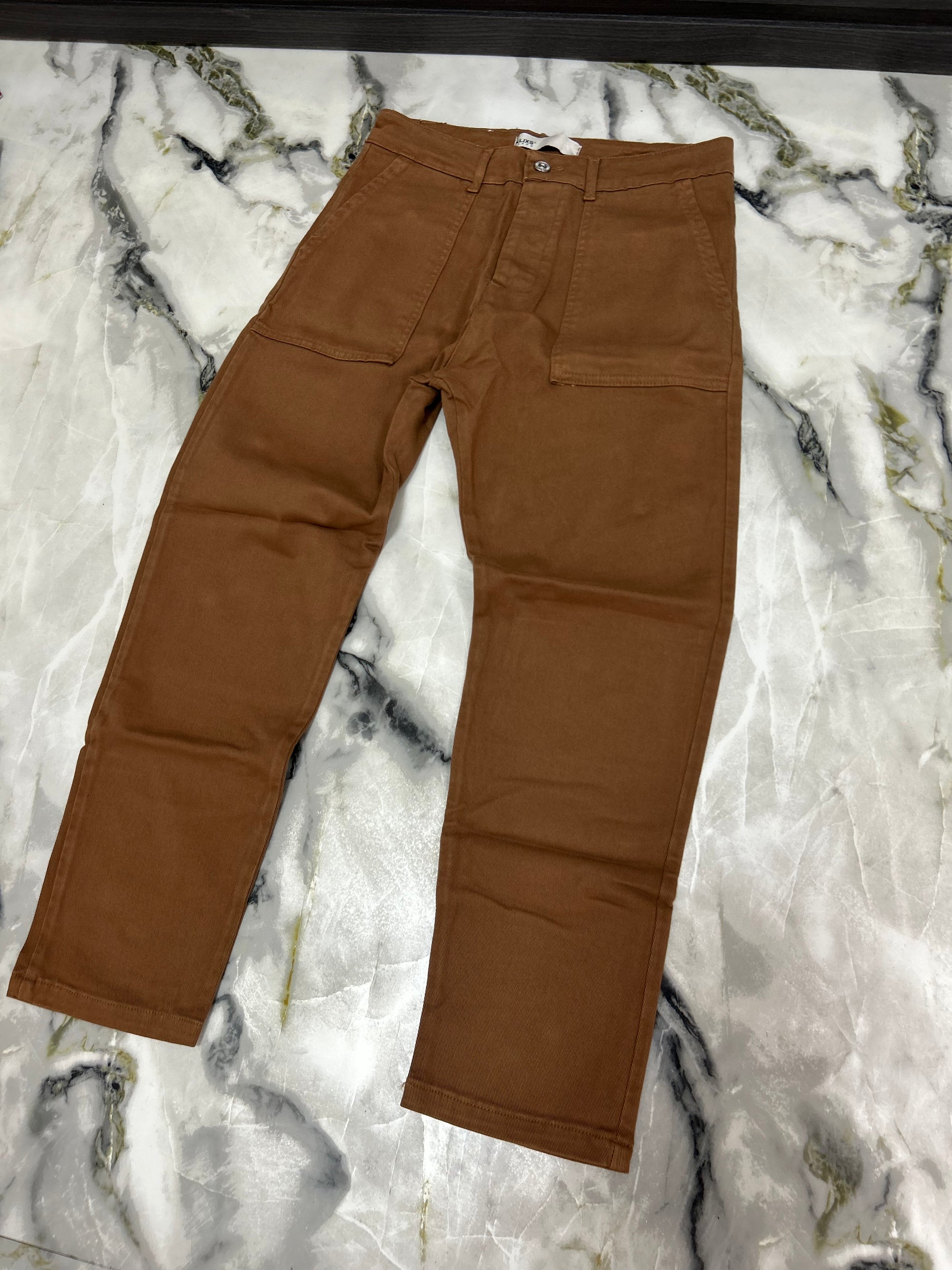 Jeans klis marronne