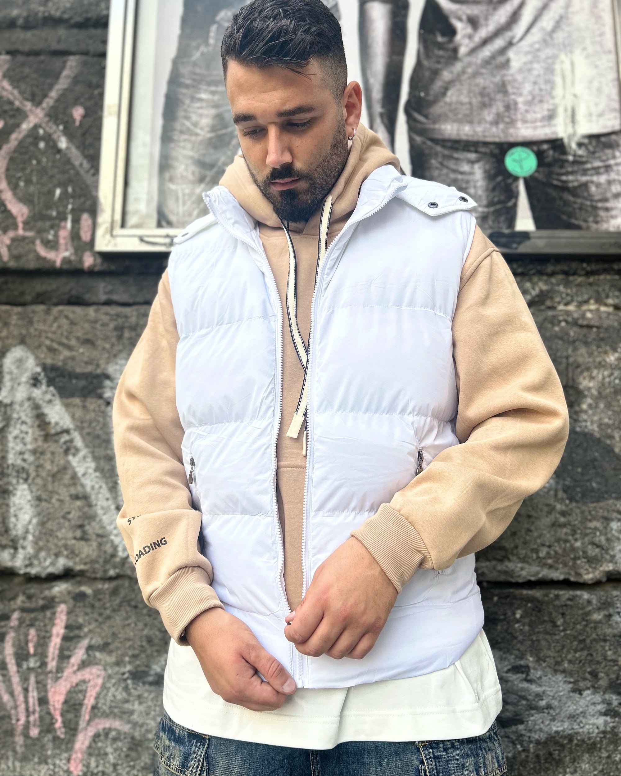 BOMBER SMANICATO WHITE