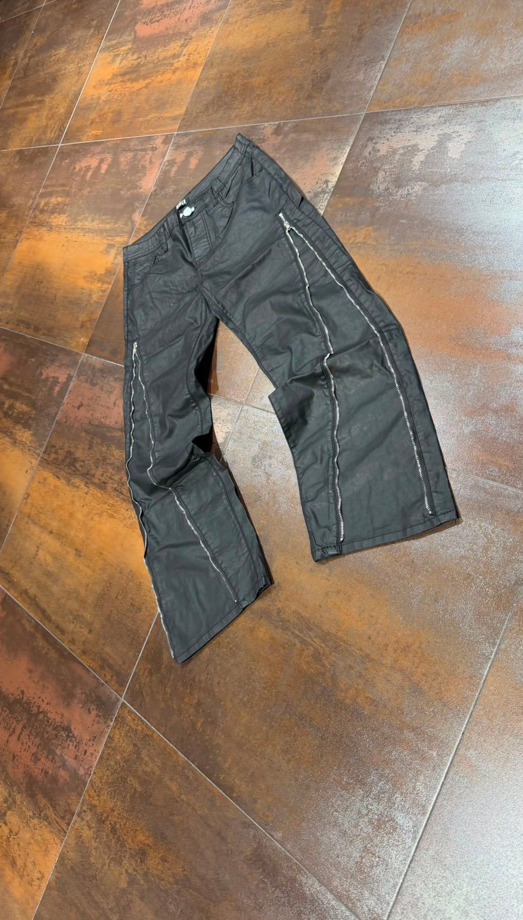 JEANS ZIP BLACK