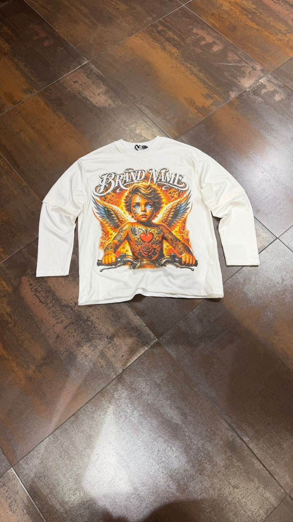 T-SHIRT LONGSLEEVE BRANDNAME