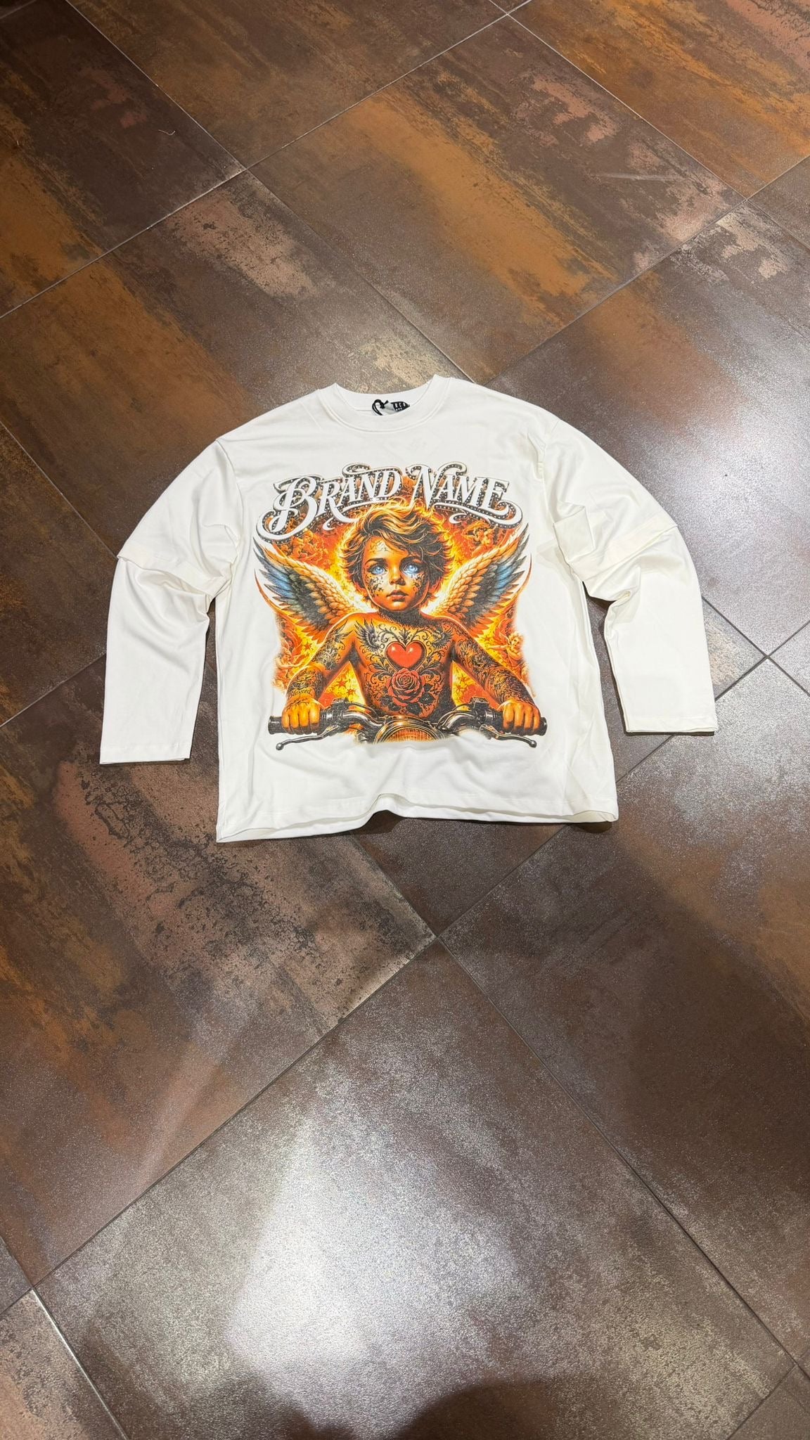 T-SHIRT LONGSLEEVE BRANDNAME