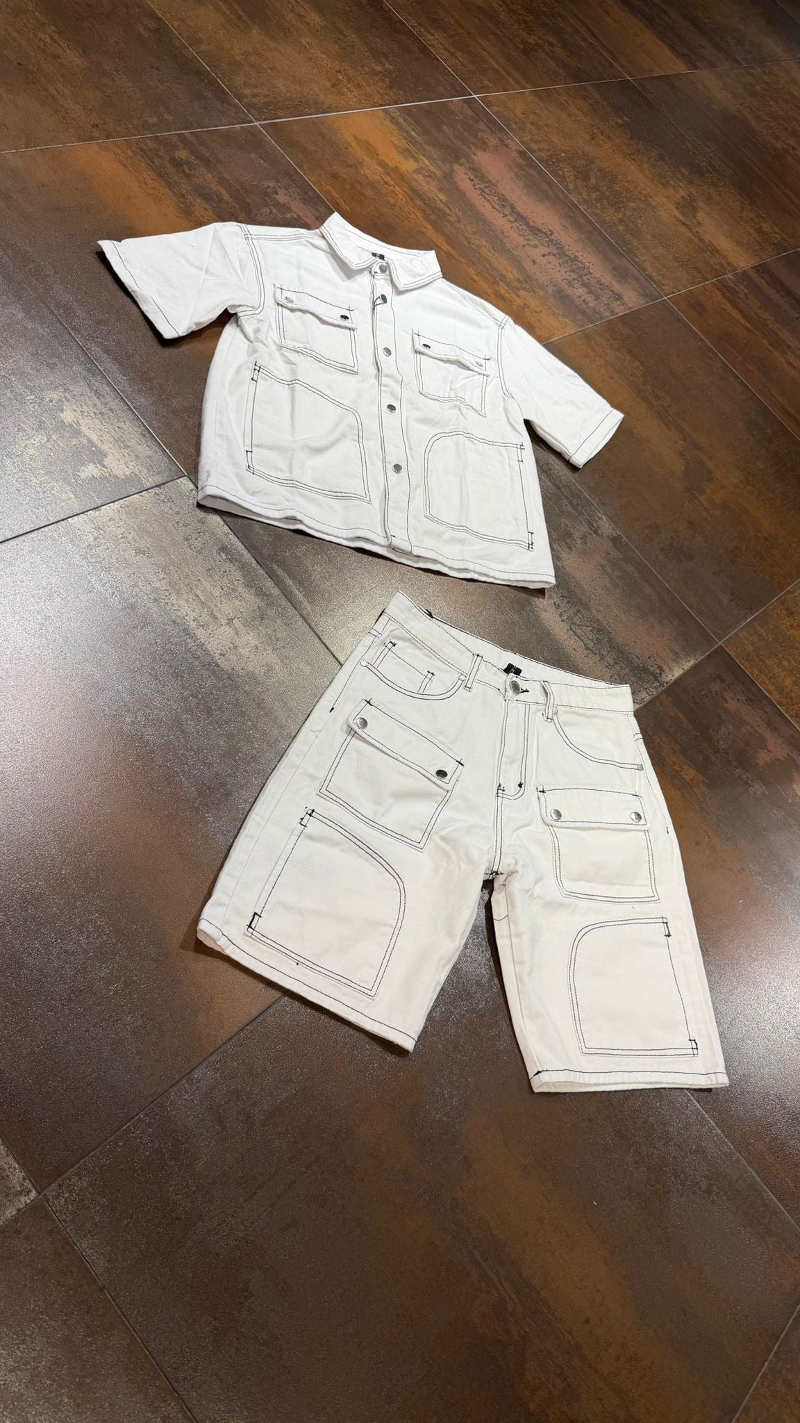 COORDINATO JEANS WHITE