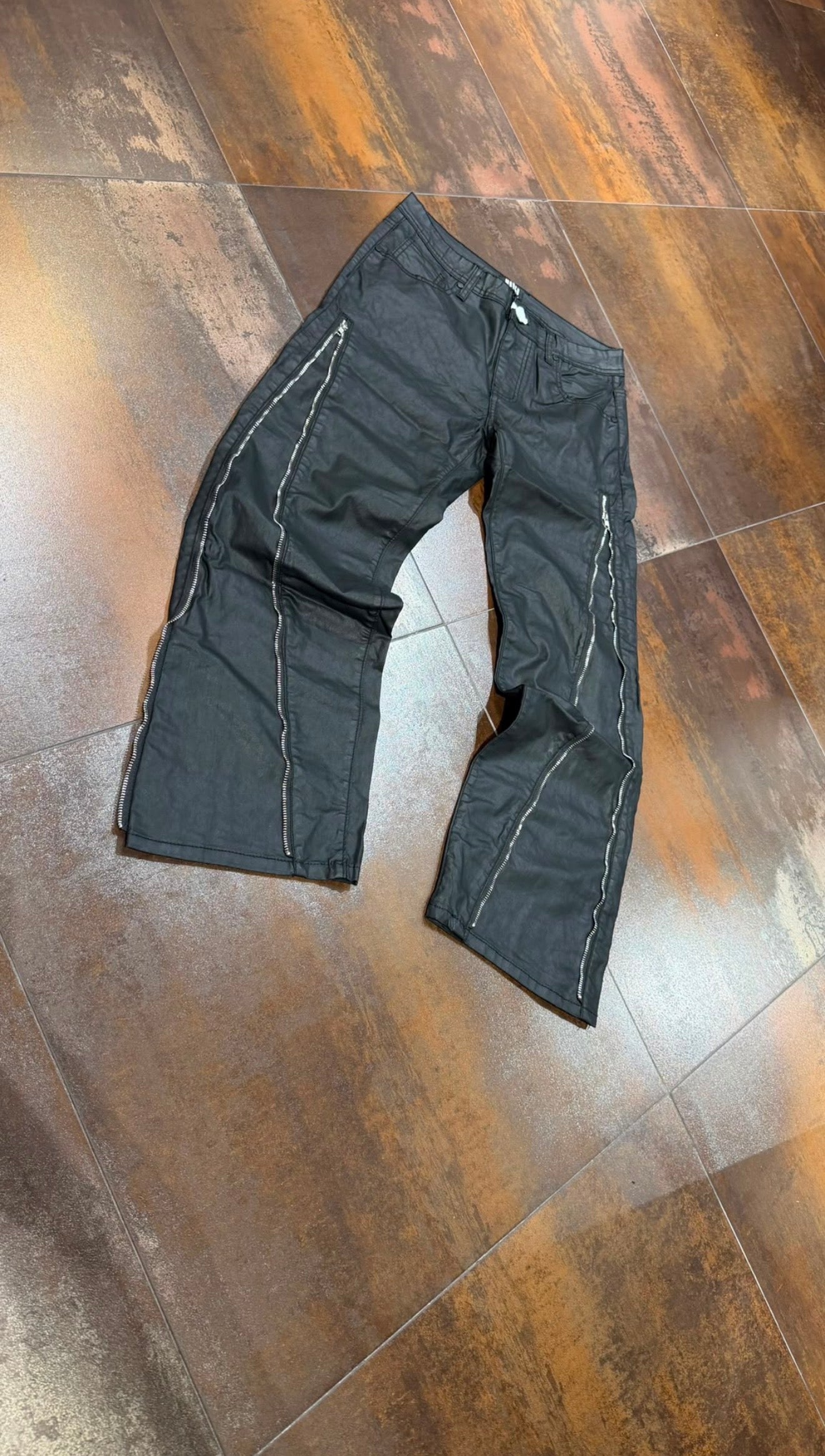 JEANS ZIP BLACK