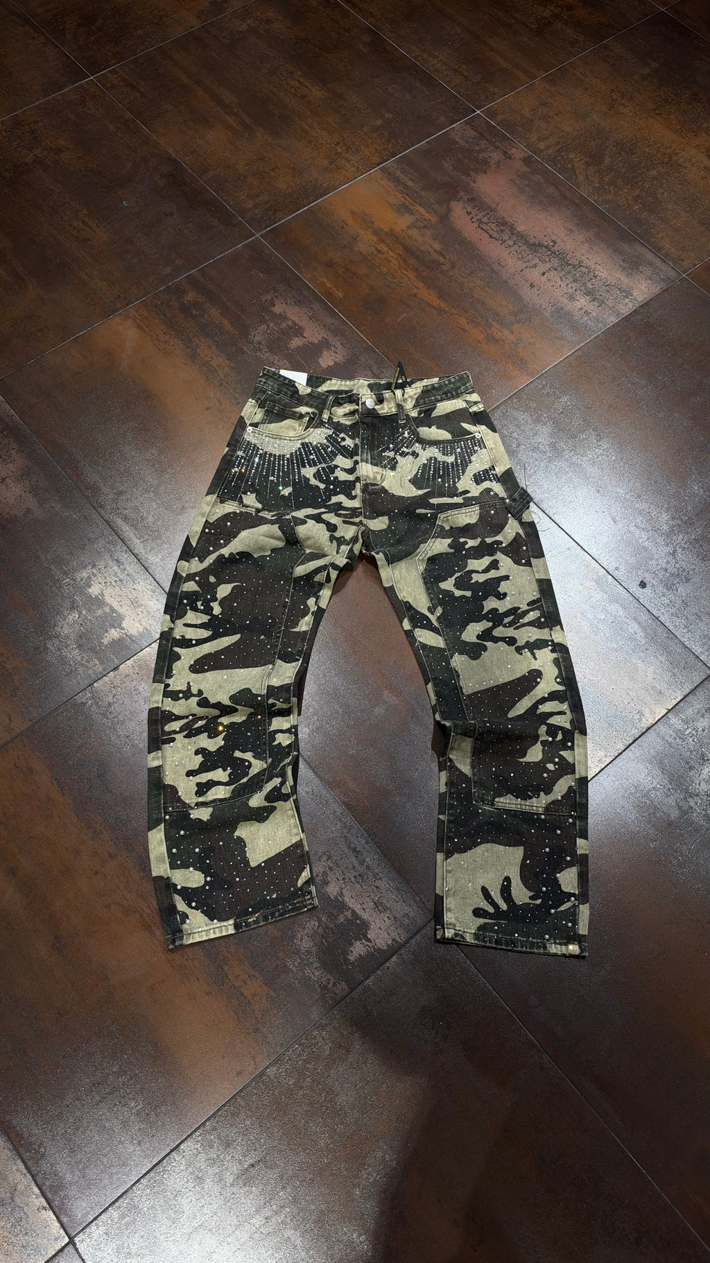 JEANS PAPER CAMO ALWAYS AD8886X