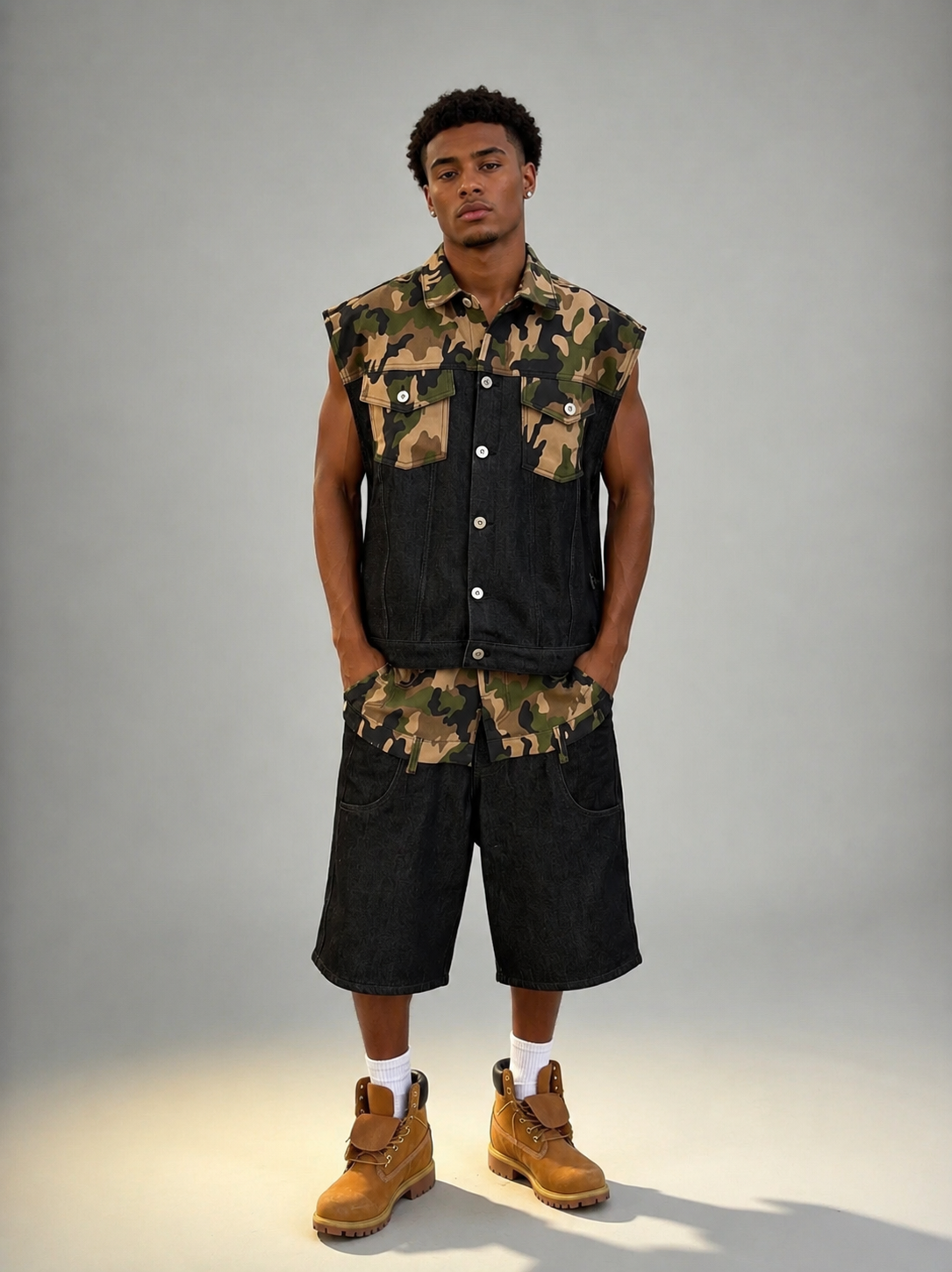 COORDINATO MILITARY CIANOTIC