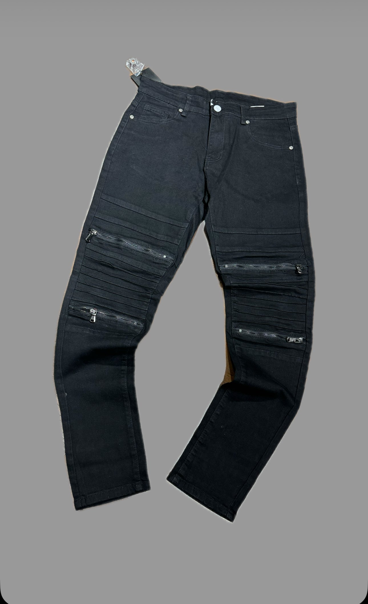 SKINNY BLACK 4 ZIP