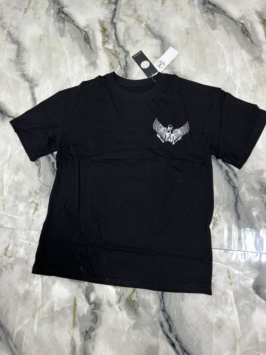 T-shirt X Name broke rules nero
