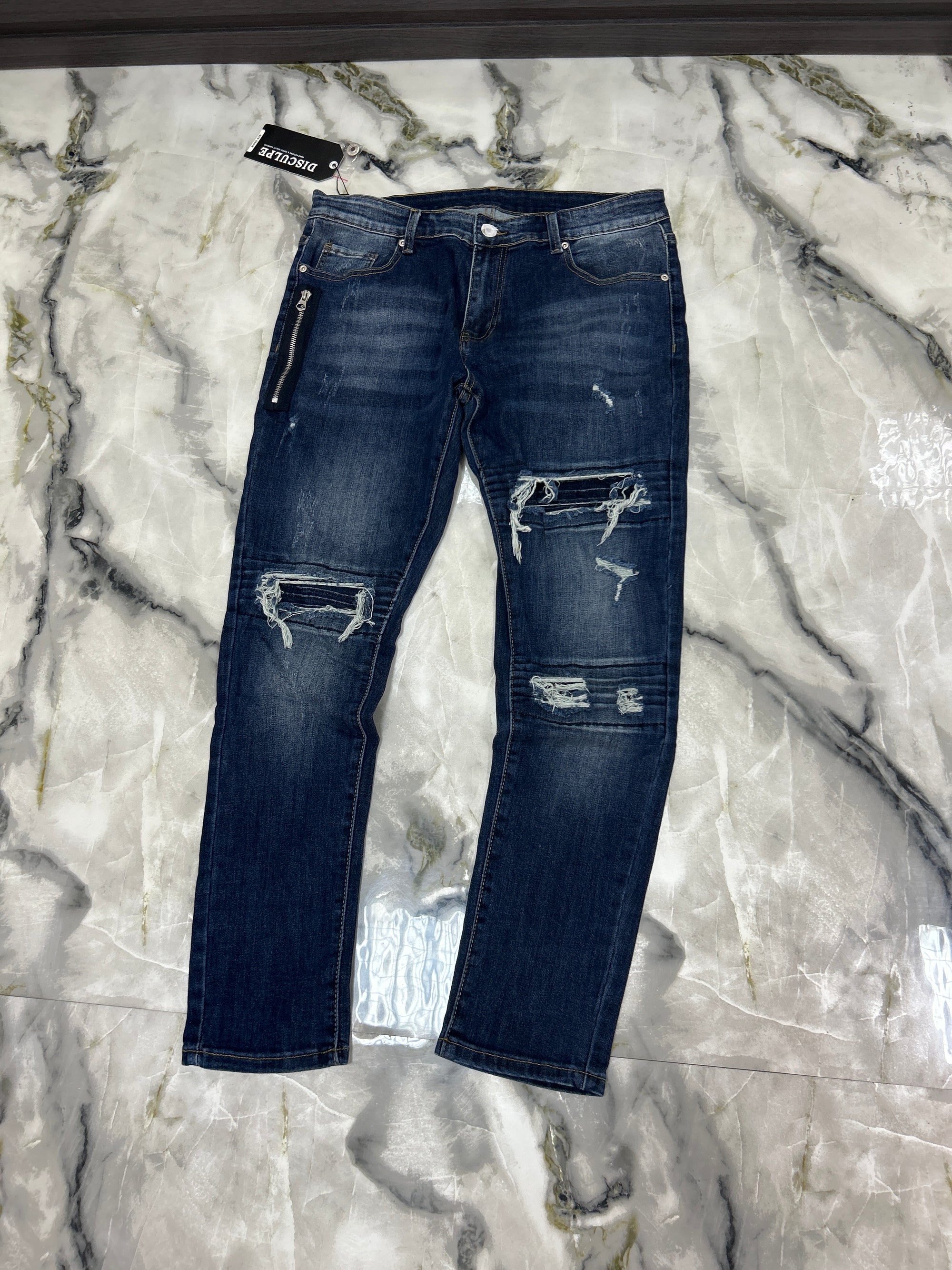 Jeans disculpe zip