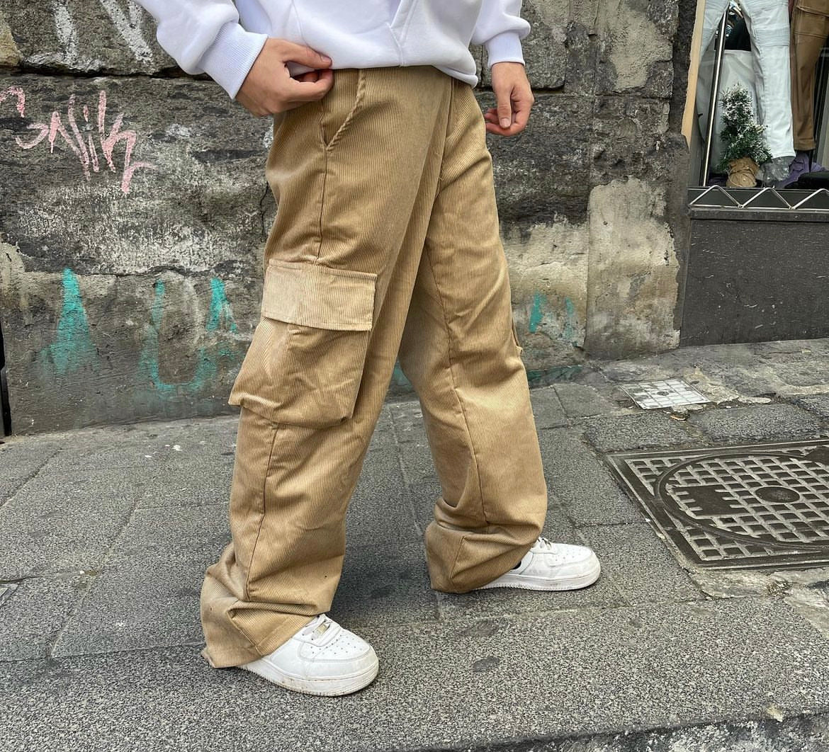 CARGO VELLUTATO BEIGE