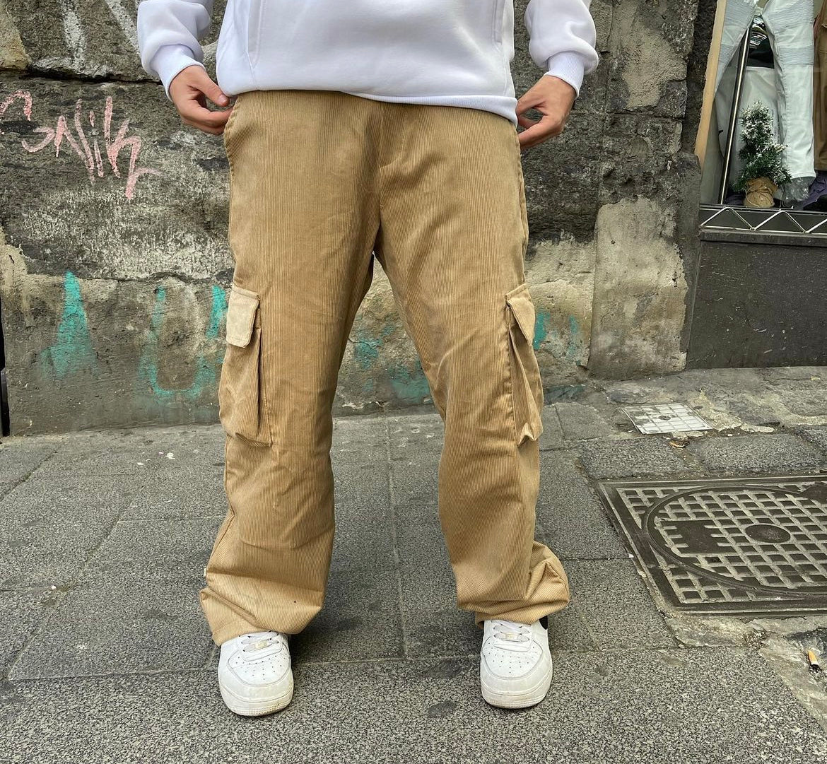 CARGO VELLUTATO BEIGE